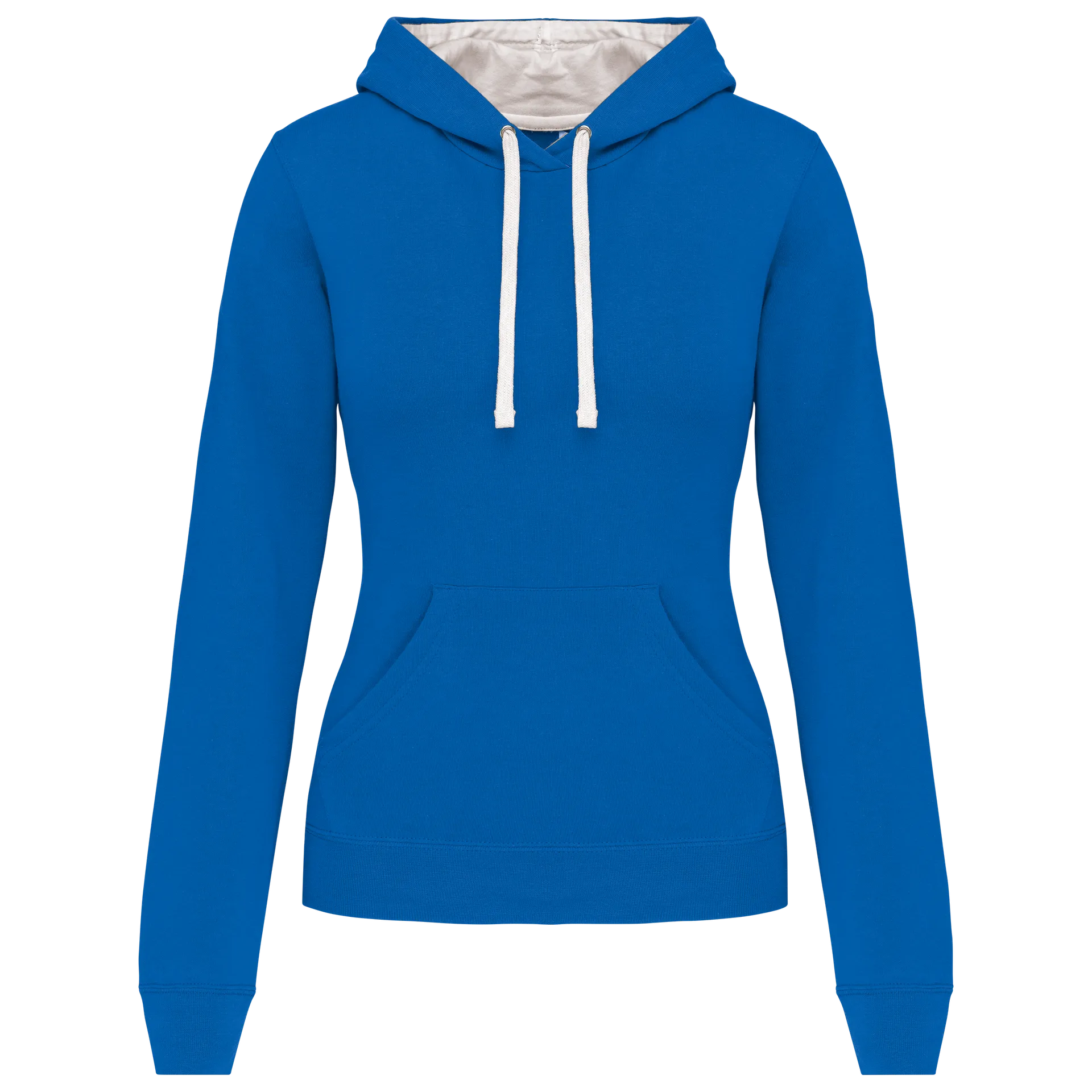 Damen-kapuzensweatshirt bicolor