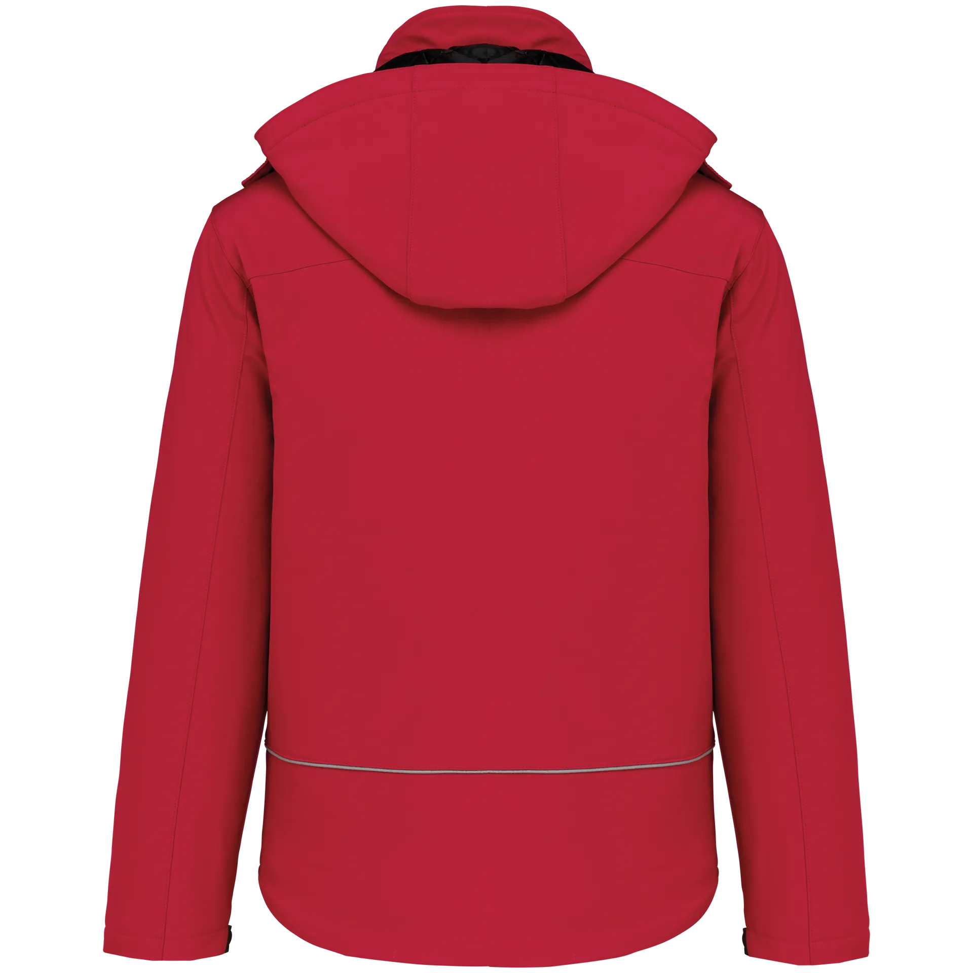 Herrenparka Softshell wattiert mit Kapuze