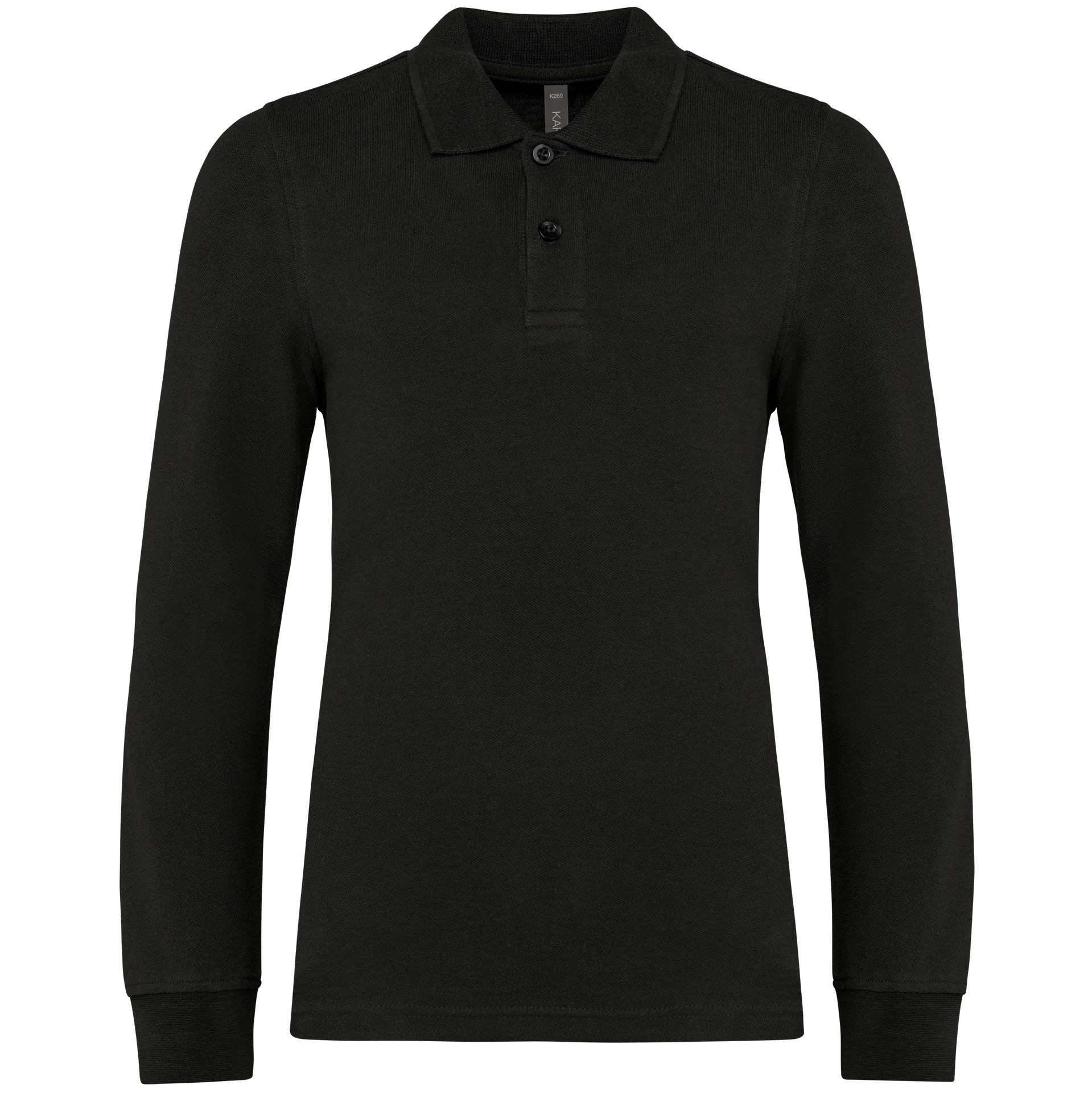 Polohemd mit langen Ärmeln für Kinder.