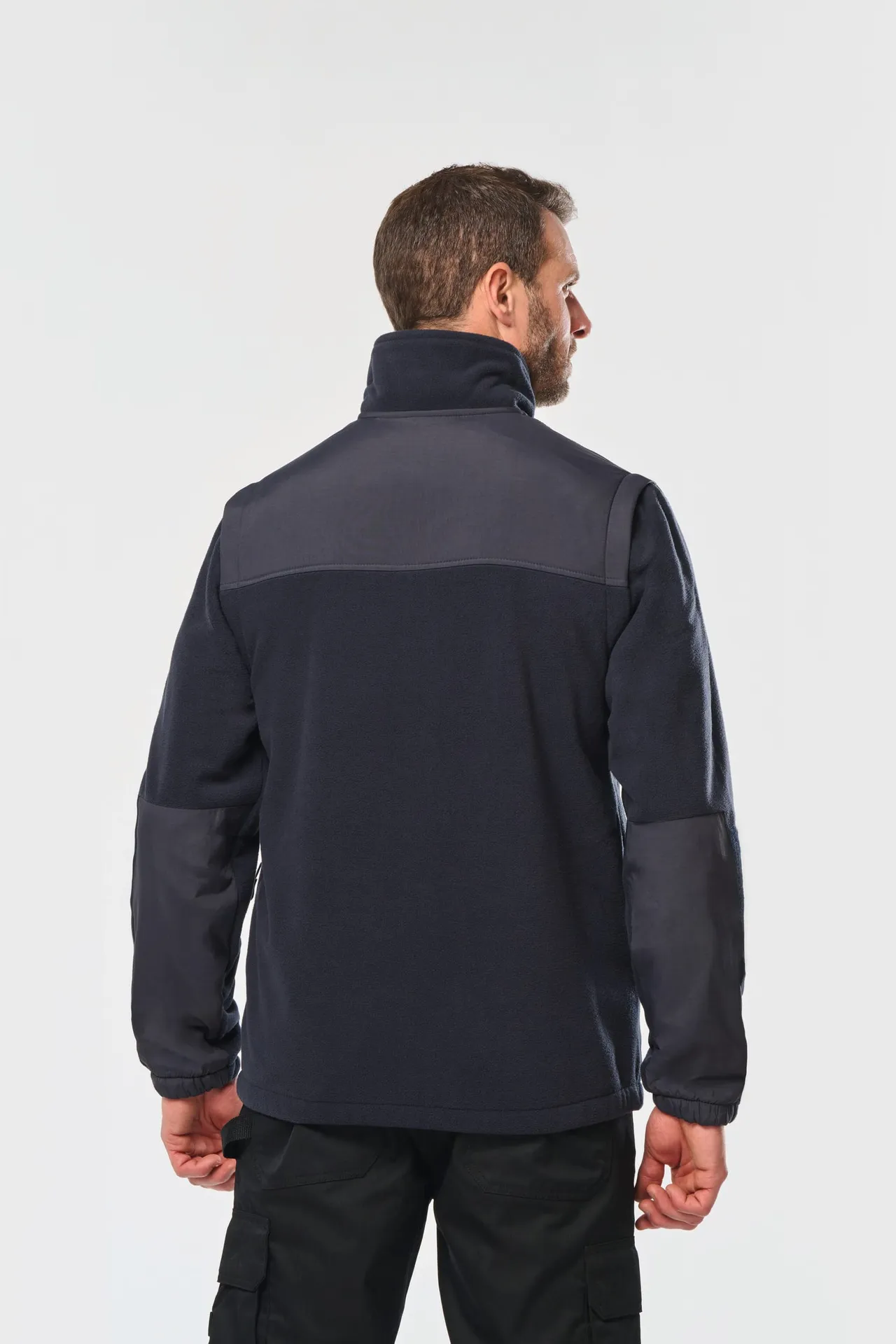 Fleecejacke mit abnehmbaren Ärmeln Herren