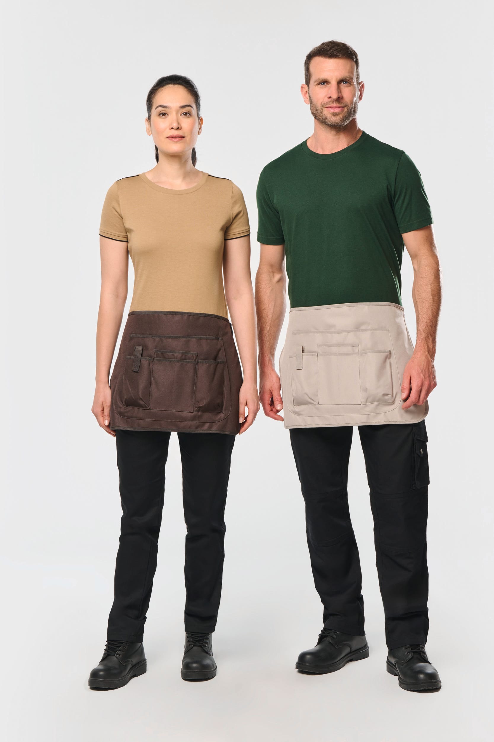 Kurze umweltfreundliche Unisex-Gärtnerschürze