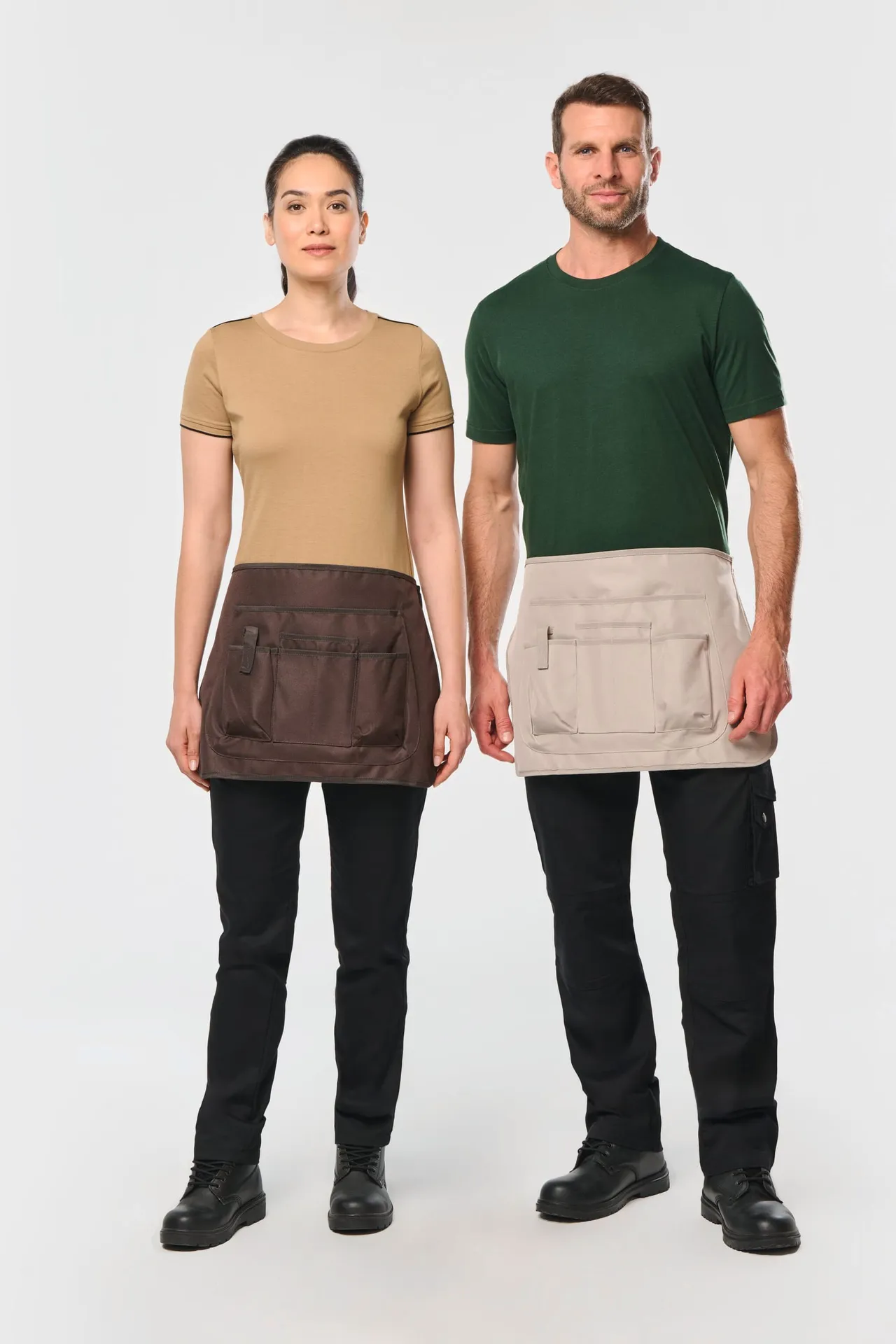 Kurze umweltfreundliche Unisex-Gärtnerschürze