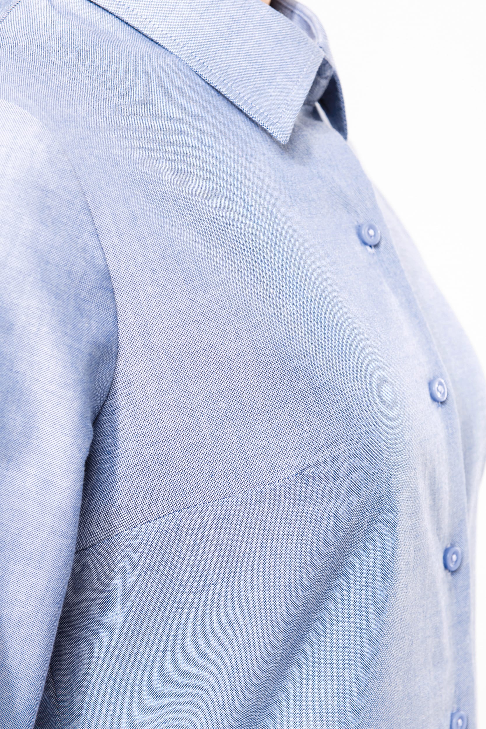 Damen Oxfordbluse Langarm