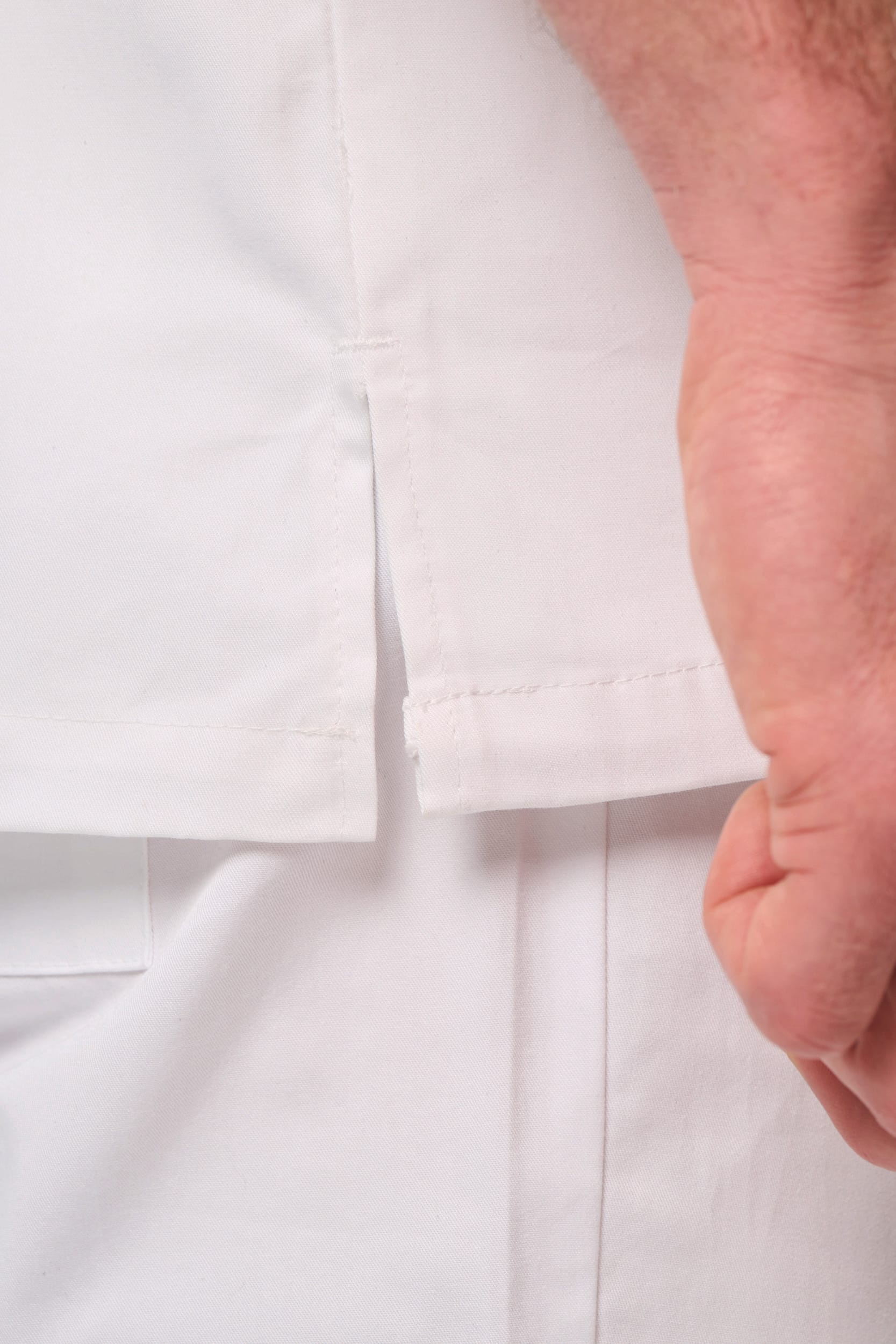 Kurzärmlige Unisex-Tunika aus Baumwolle