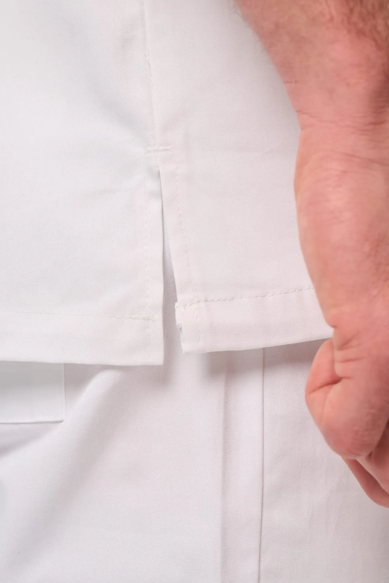 Kurzärmlige Unisex-Tunika aus Baumwolle