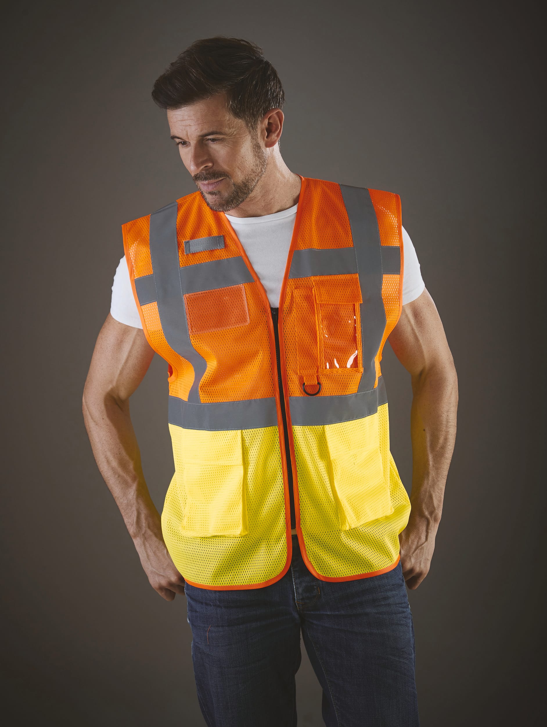 Top Cool - Hi-Vis mesh executive waistcoat
