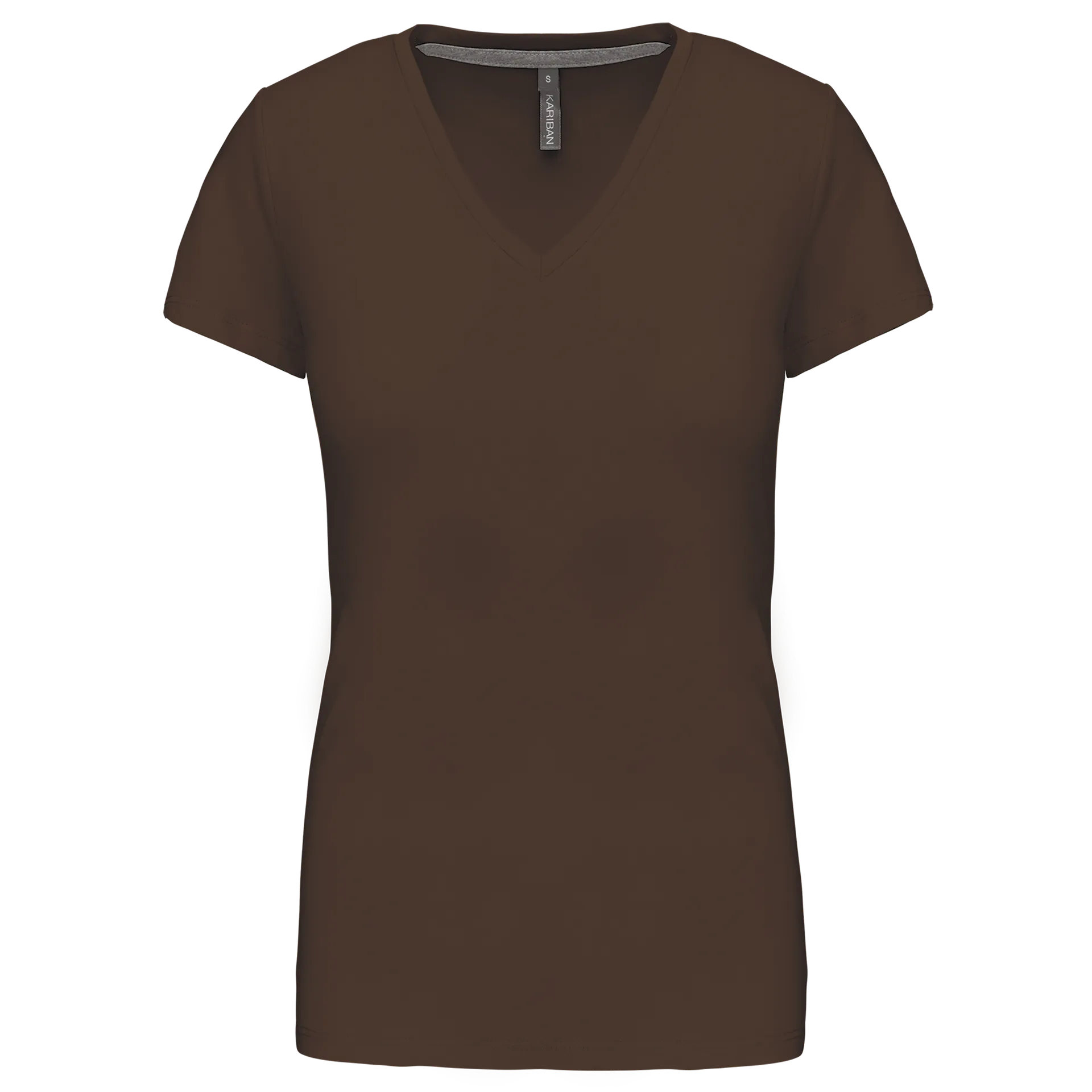 Damen-T-Shirt mit kurzen Ärmeln und V-Ausschnitt