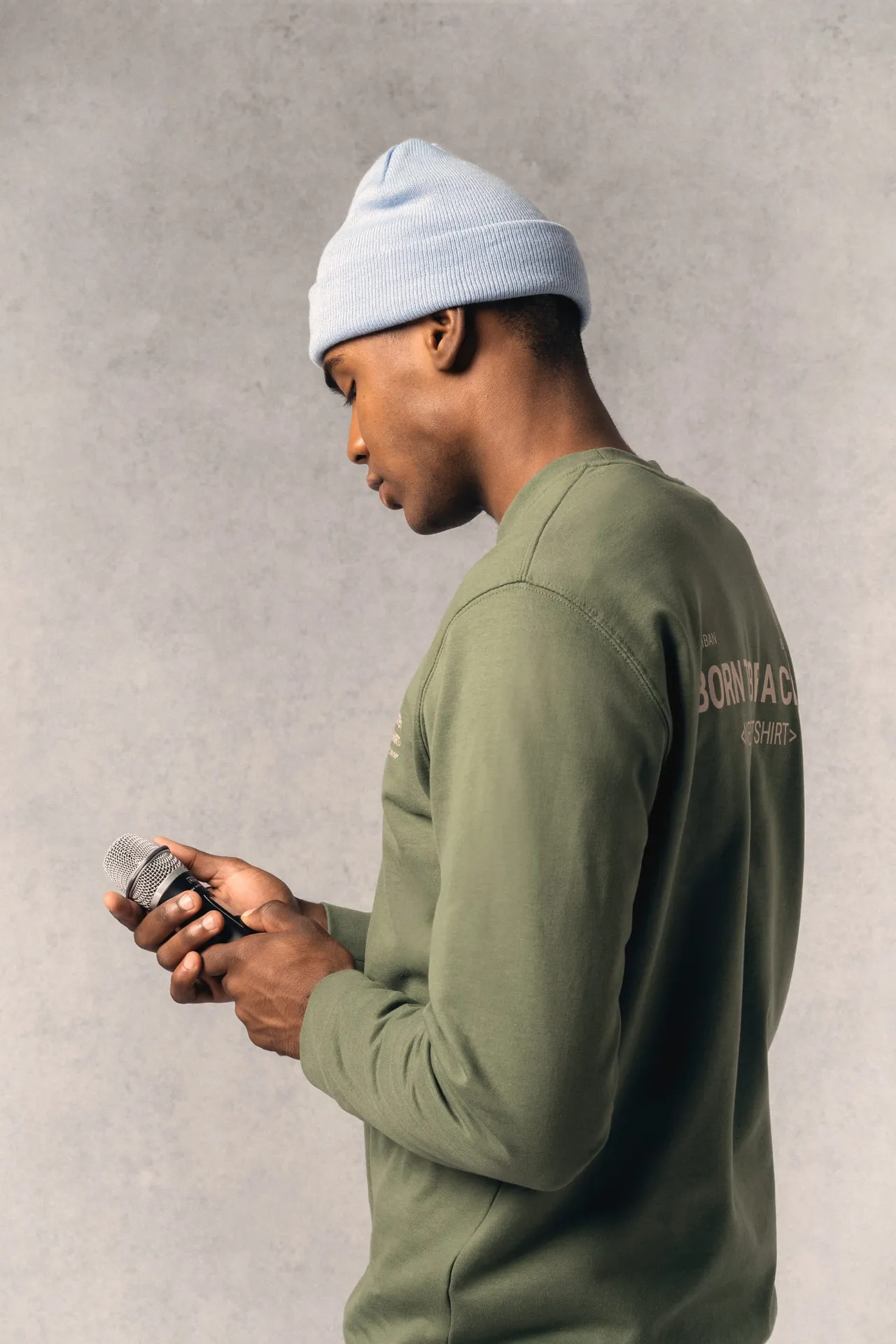 Recyceltes Unisex-Sweatshirt mit Rundhalsausschnitt