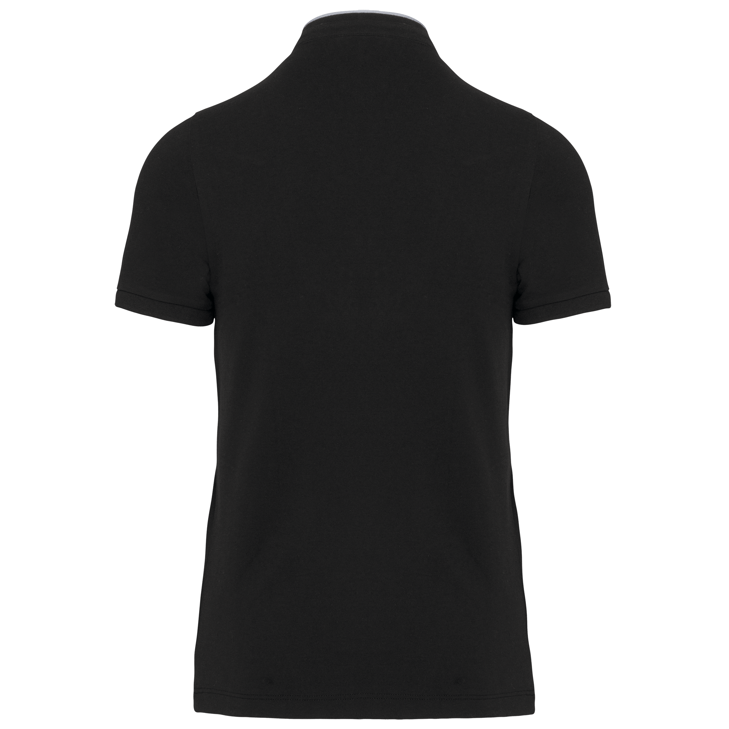 Kurzarm-Polohemd für Herren mit Maokragen