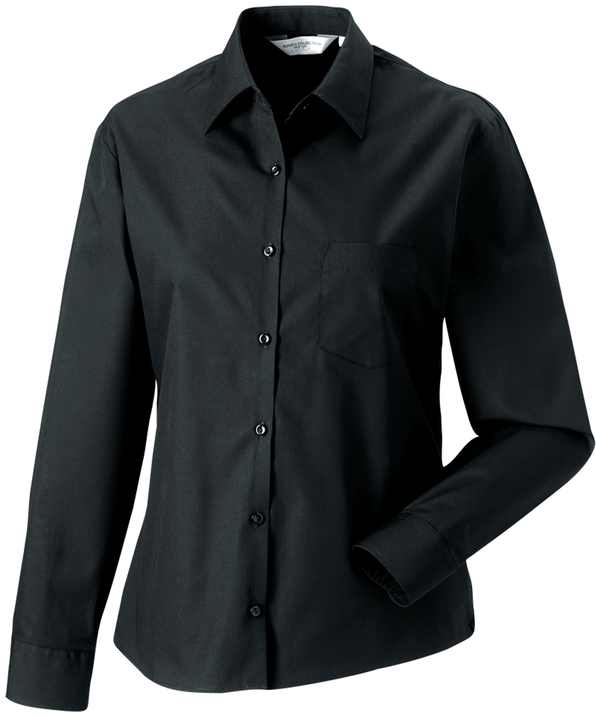 Ladies' Ls Pure Cotton Easy Care Poplin Shirt