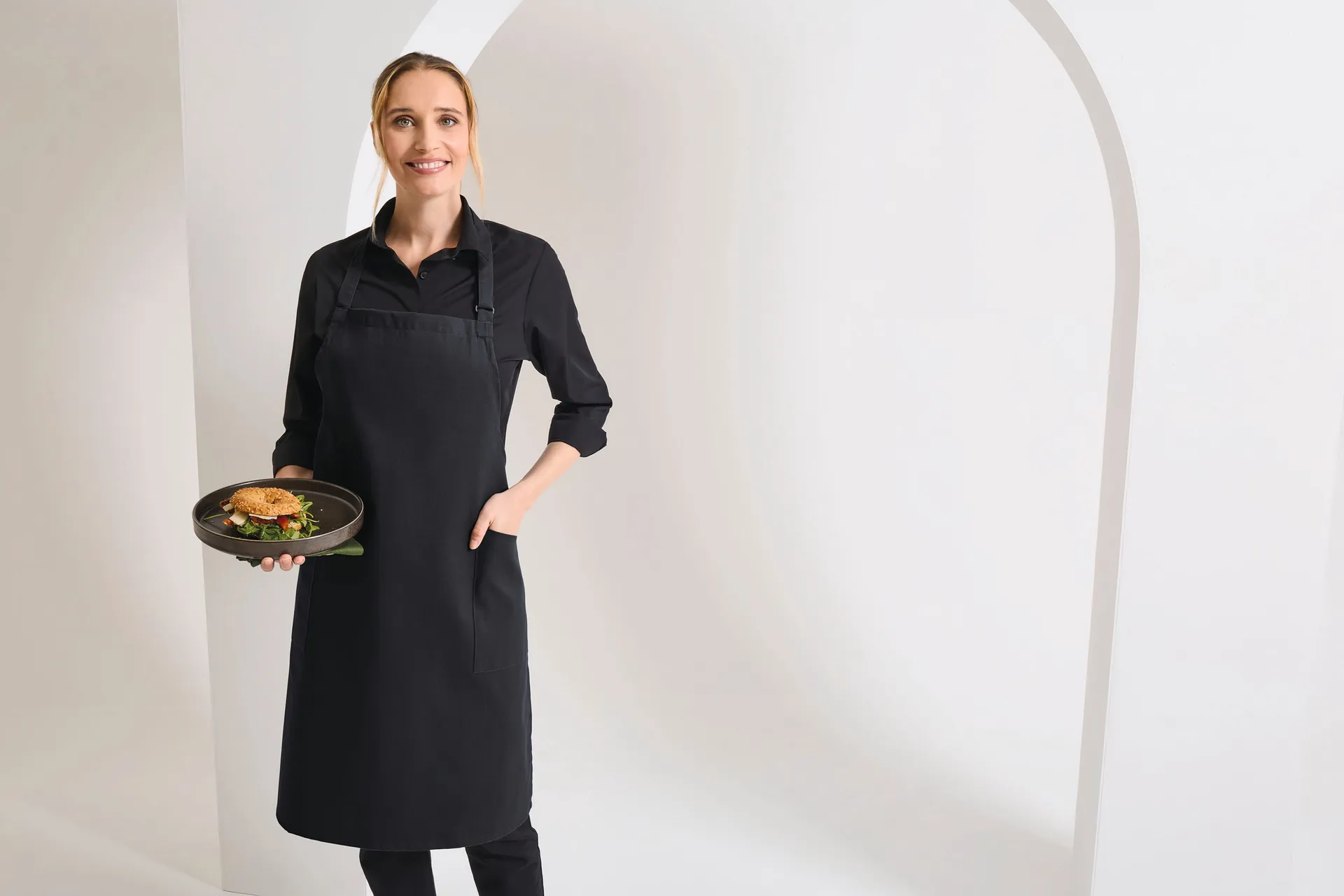 Recycelte, biologische Latzschürze