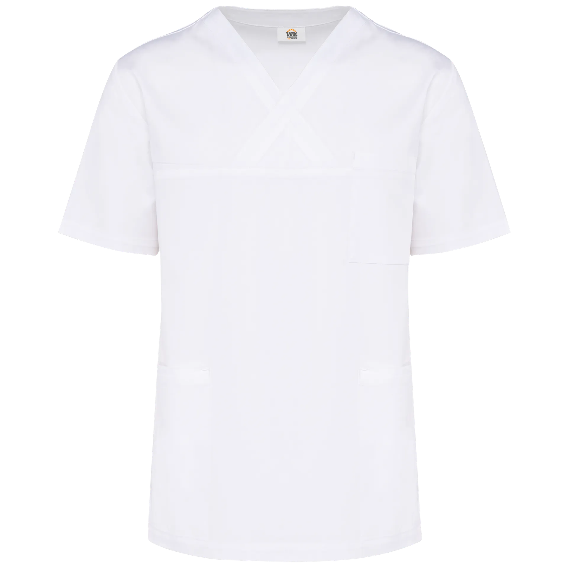 Kurzärmlige Unisex-Tunika aus Baumwolle