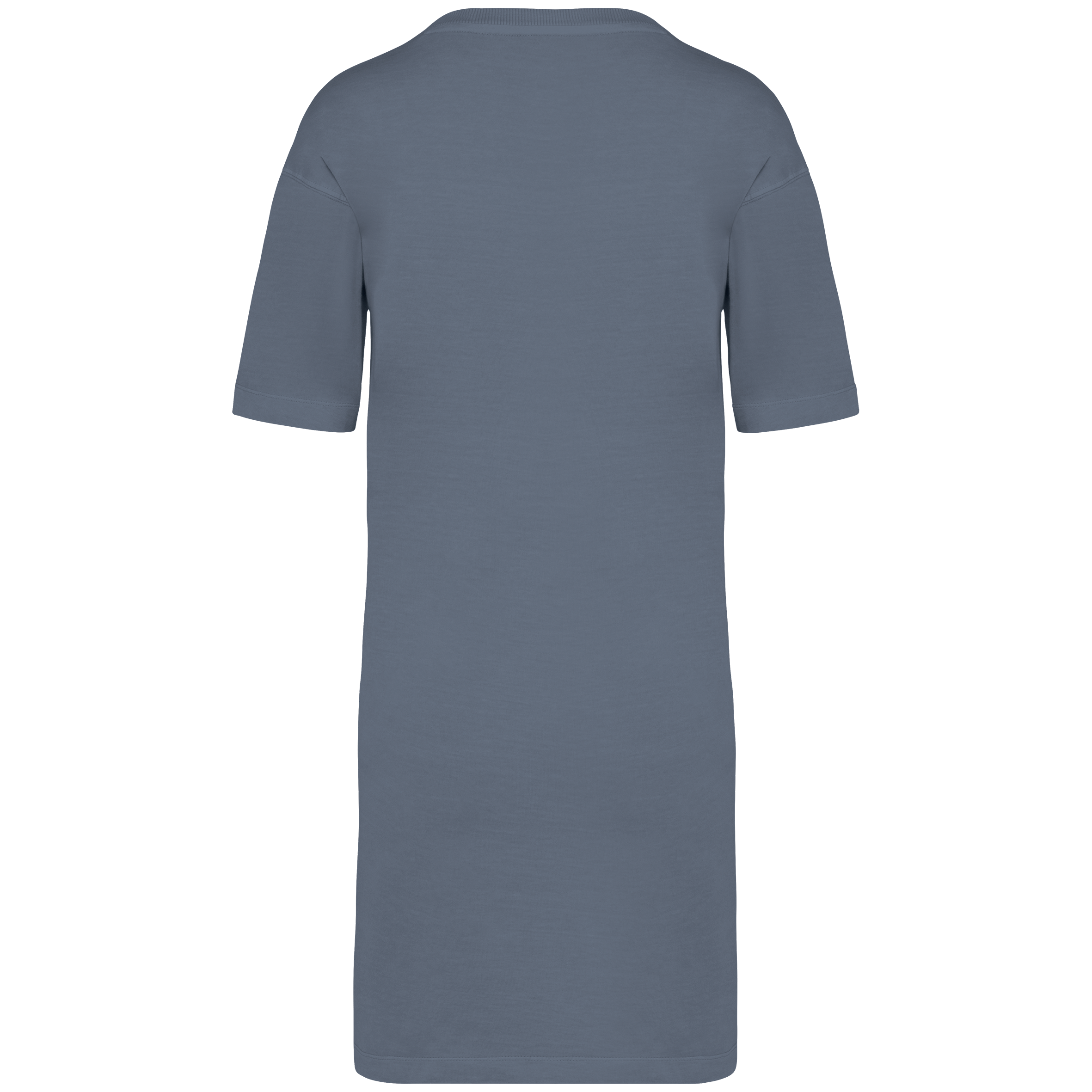 Umweltfreundliches ausgewaschenes Damen-T-Shirt-Kleid