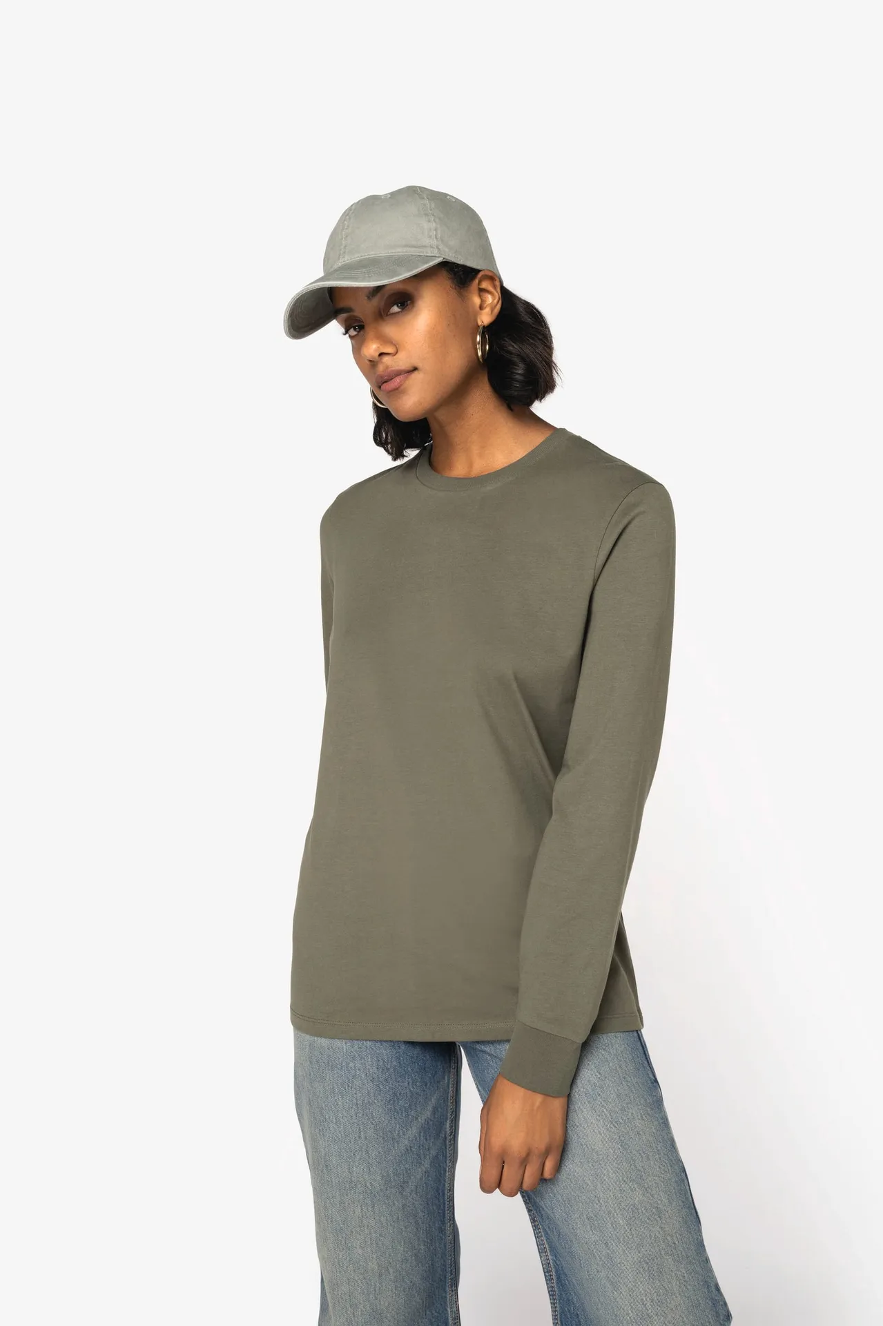 Umweltfreundliches Unisex T-Shirt mit langen Ärmeln