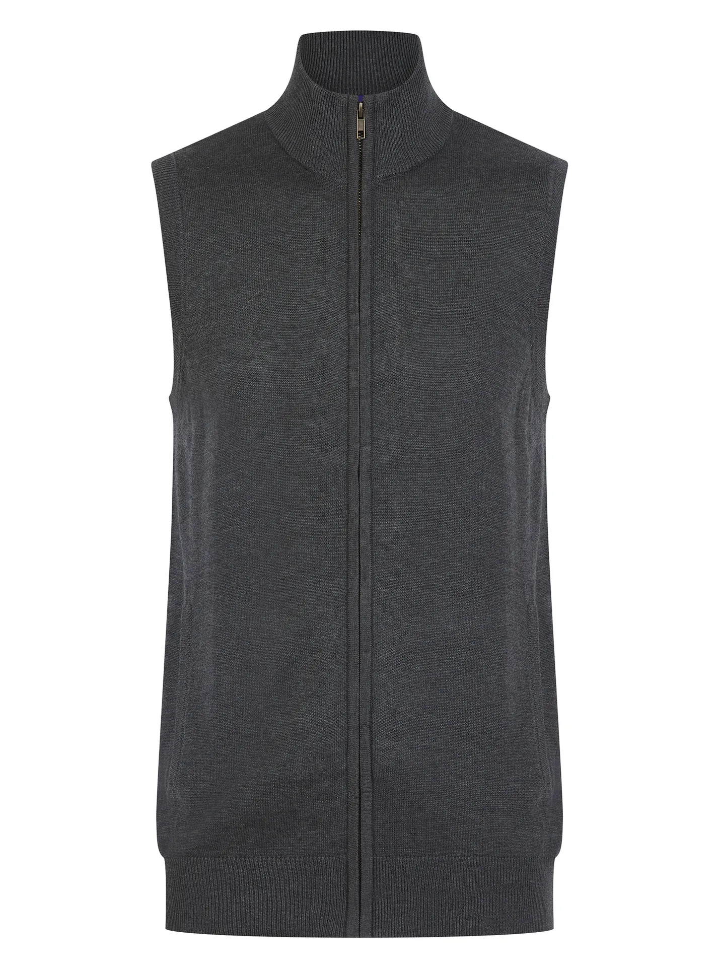 Pullover ohne Ärmel mit Reißverschluss für Herren
