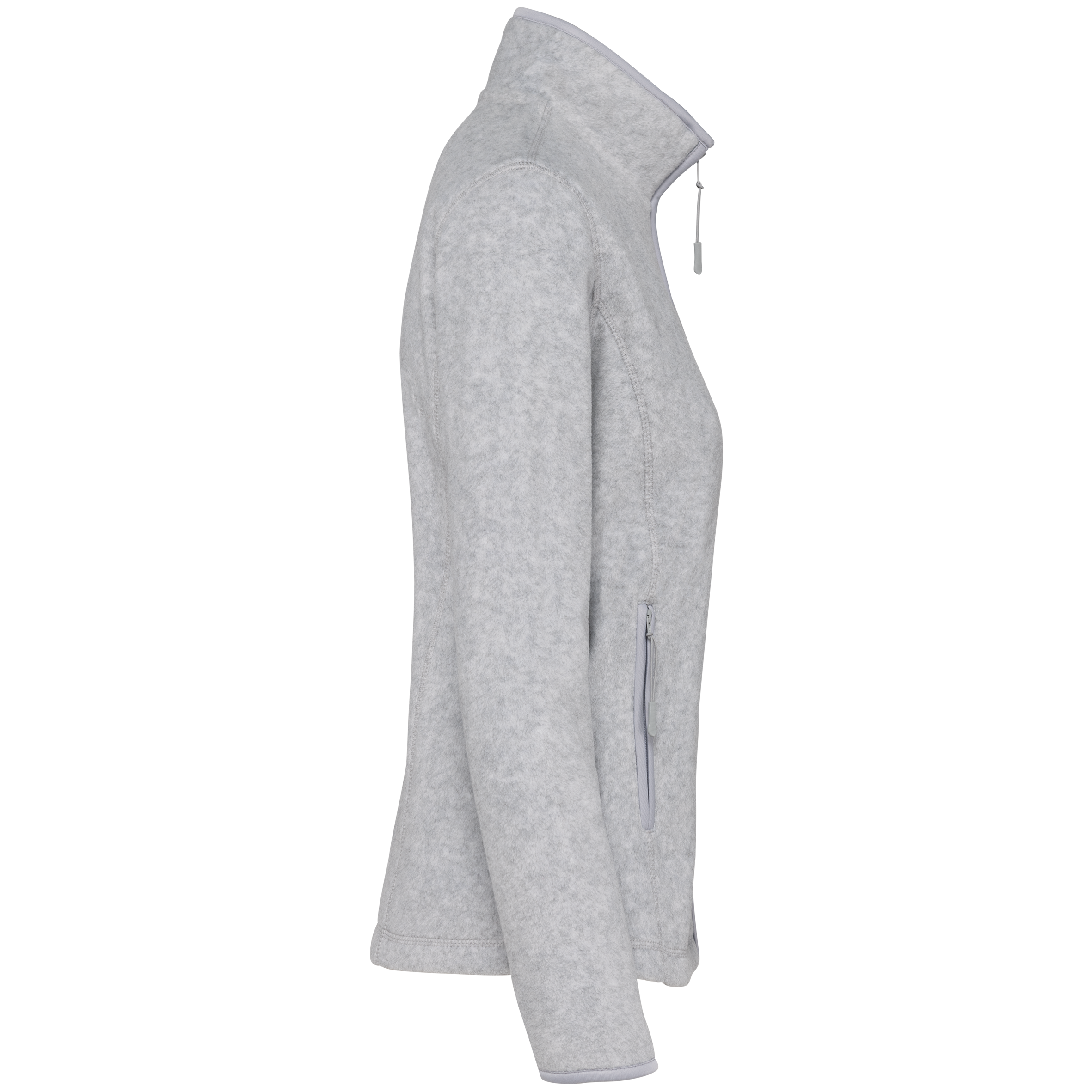 Mikrofleece-Jacke mit Reißverschluss für Damen