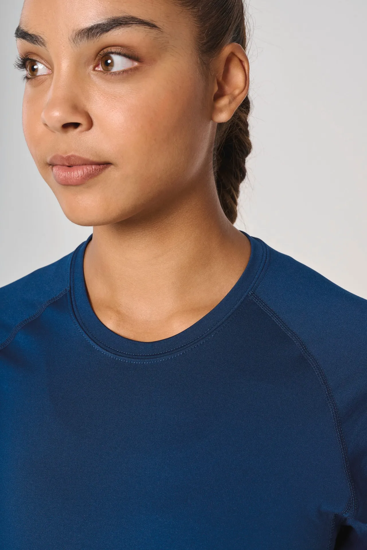 Langarm Doppelhaut T-Shirt. Schnelltrocknend