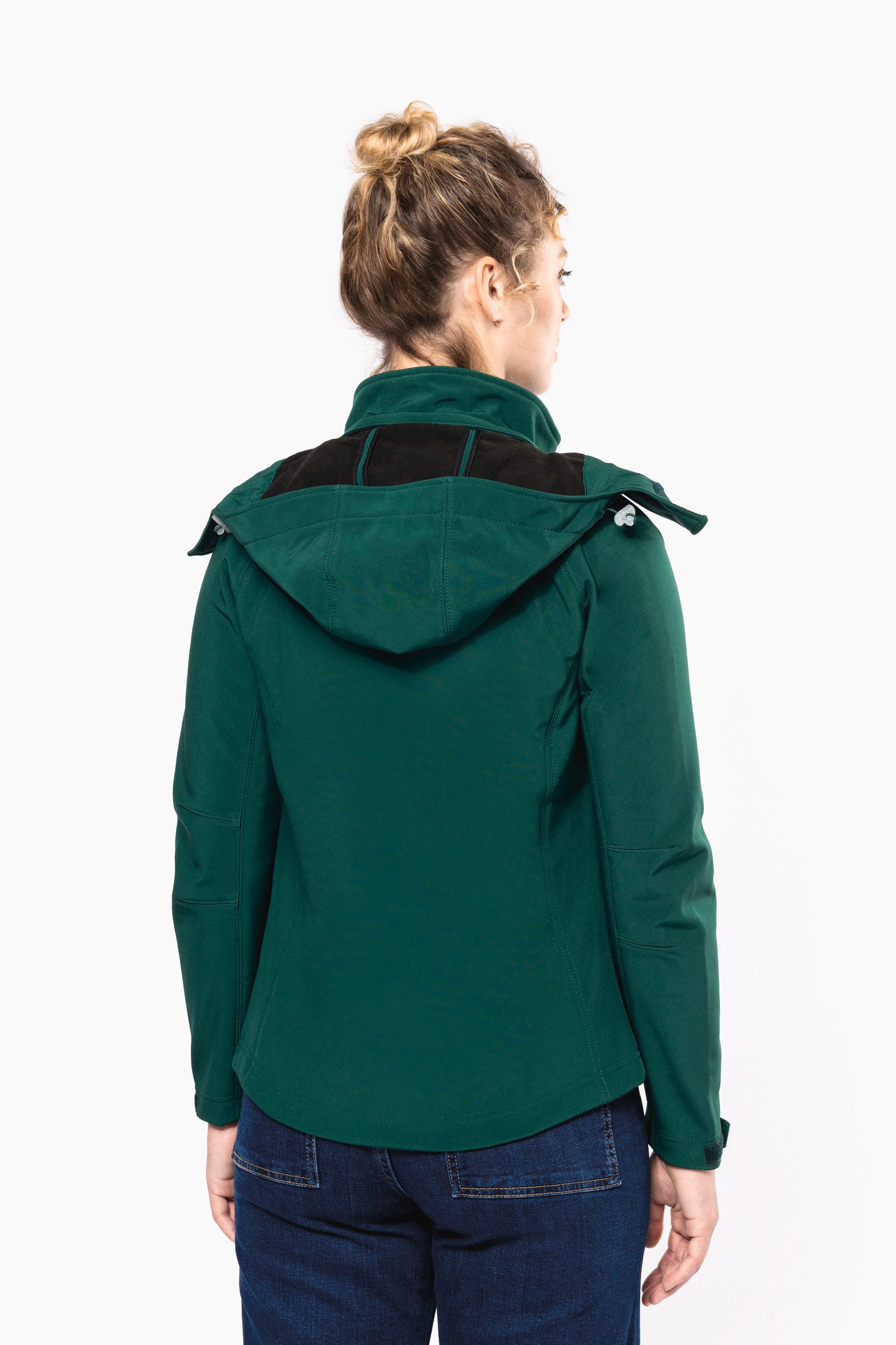 Damen Softshell-Jacke mit Abnehmbare Kapuze