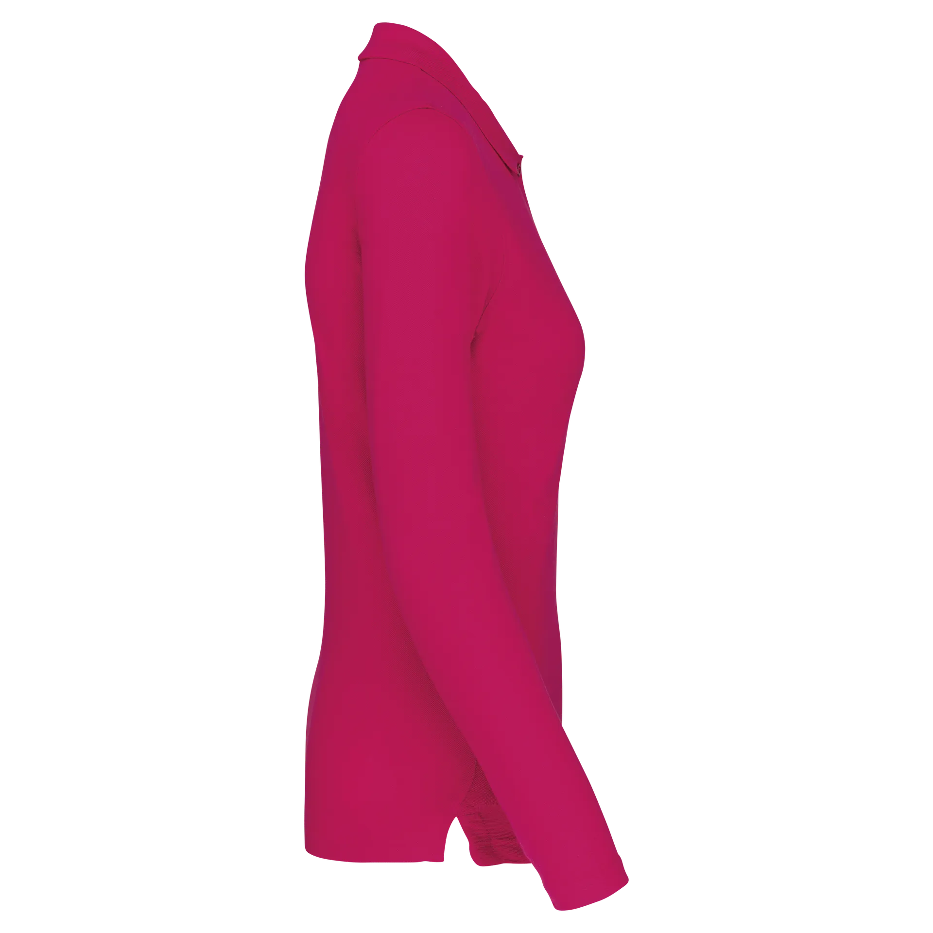 Damen Piqué Poloshirt Langarm