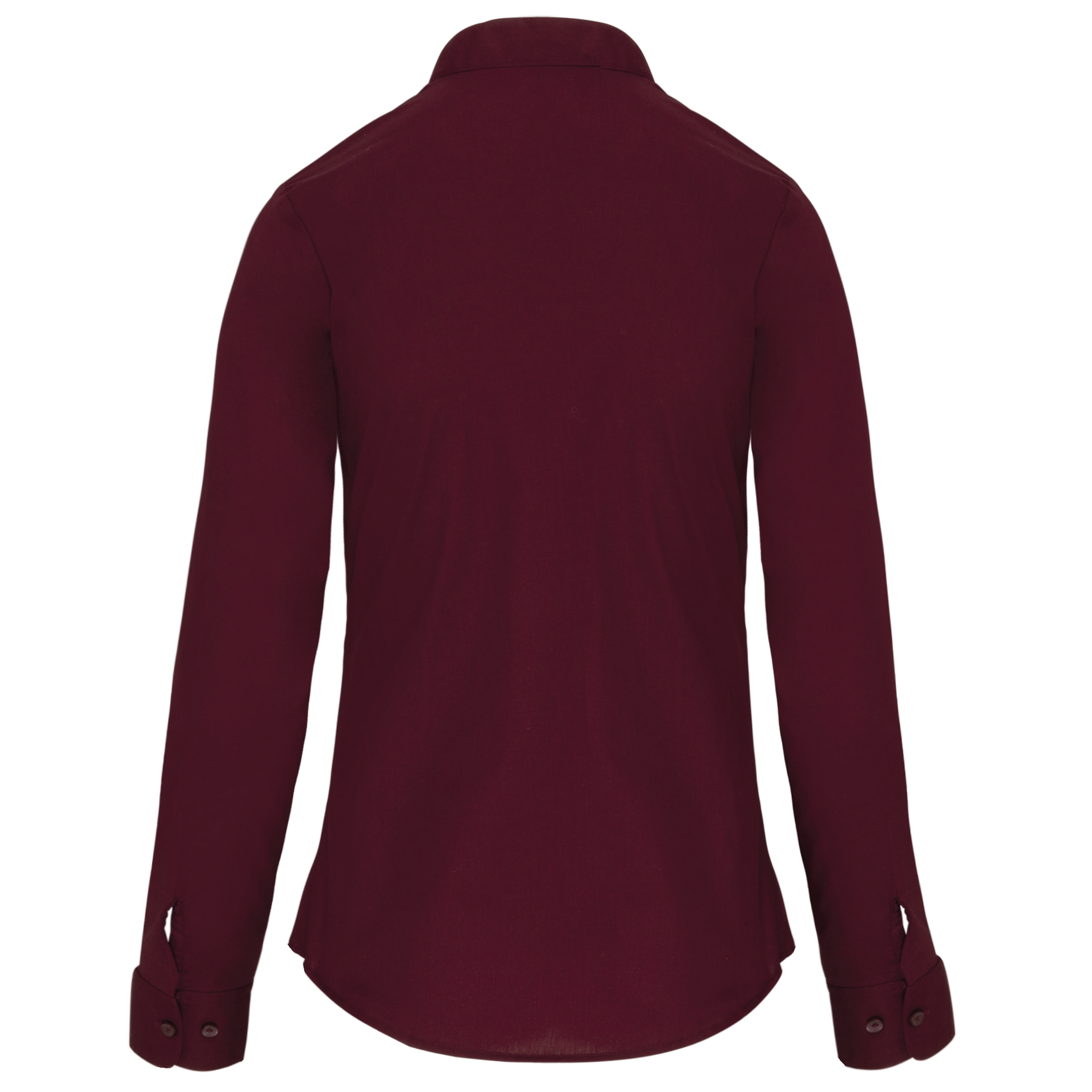 Damen hemdbluse mao-kragen langarm