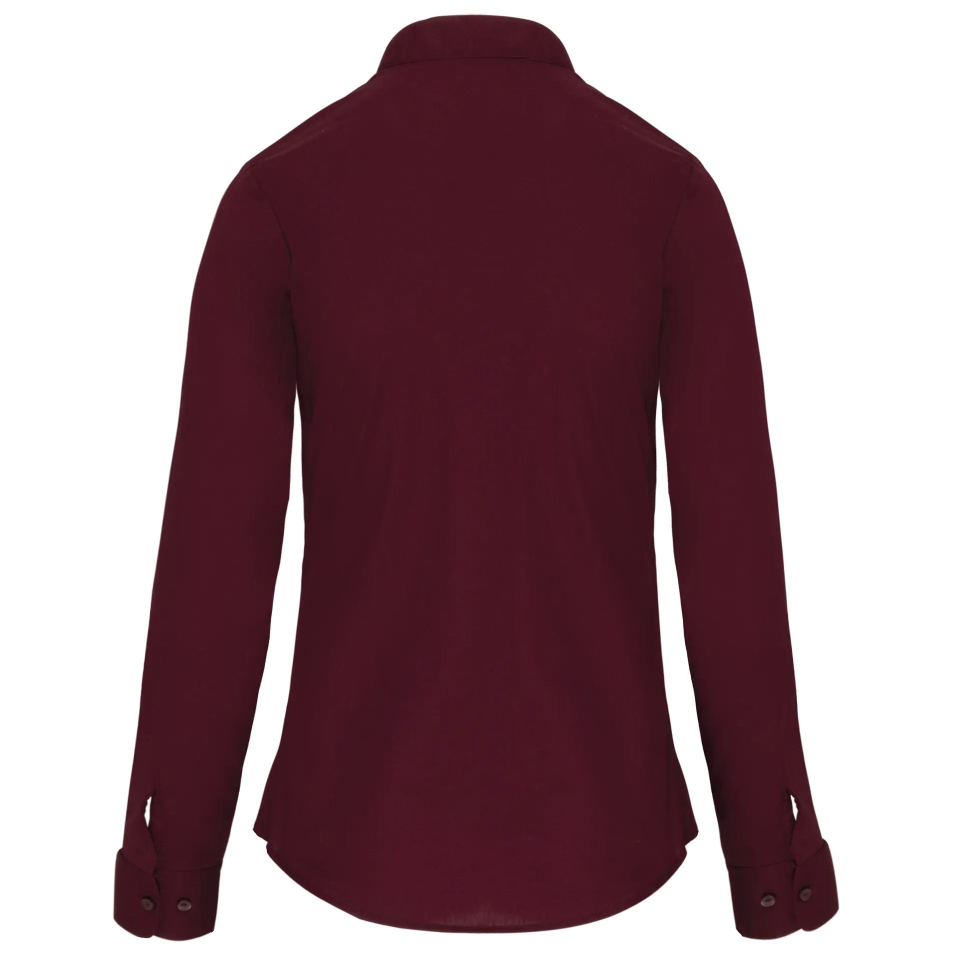 Damen hemdbluse mao-kragen langarm