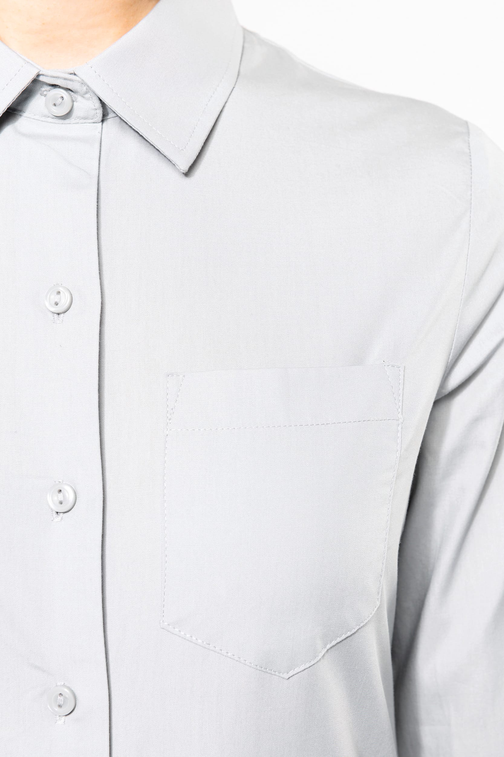 Damen Popelinebluse Langarm