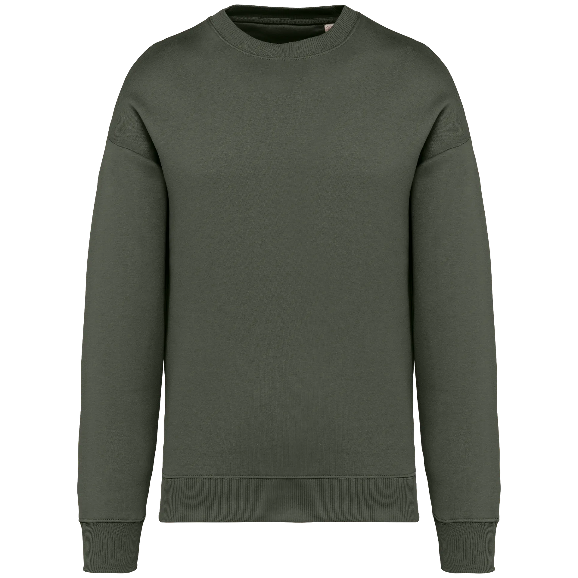 Umweltfreundliches Oversize Unisex-Sweatshirt mit Rundhalsausschnitt