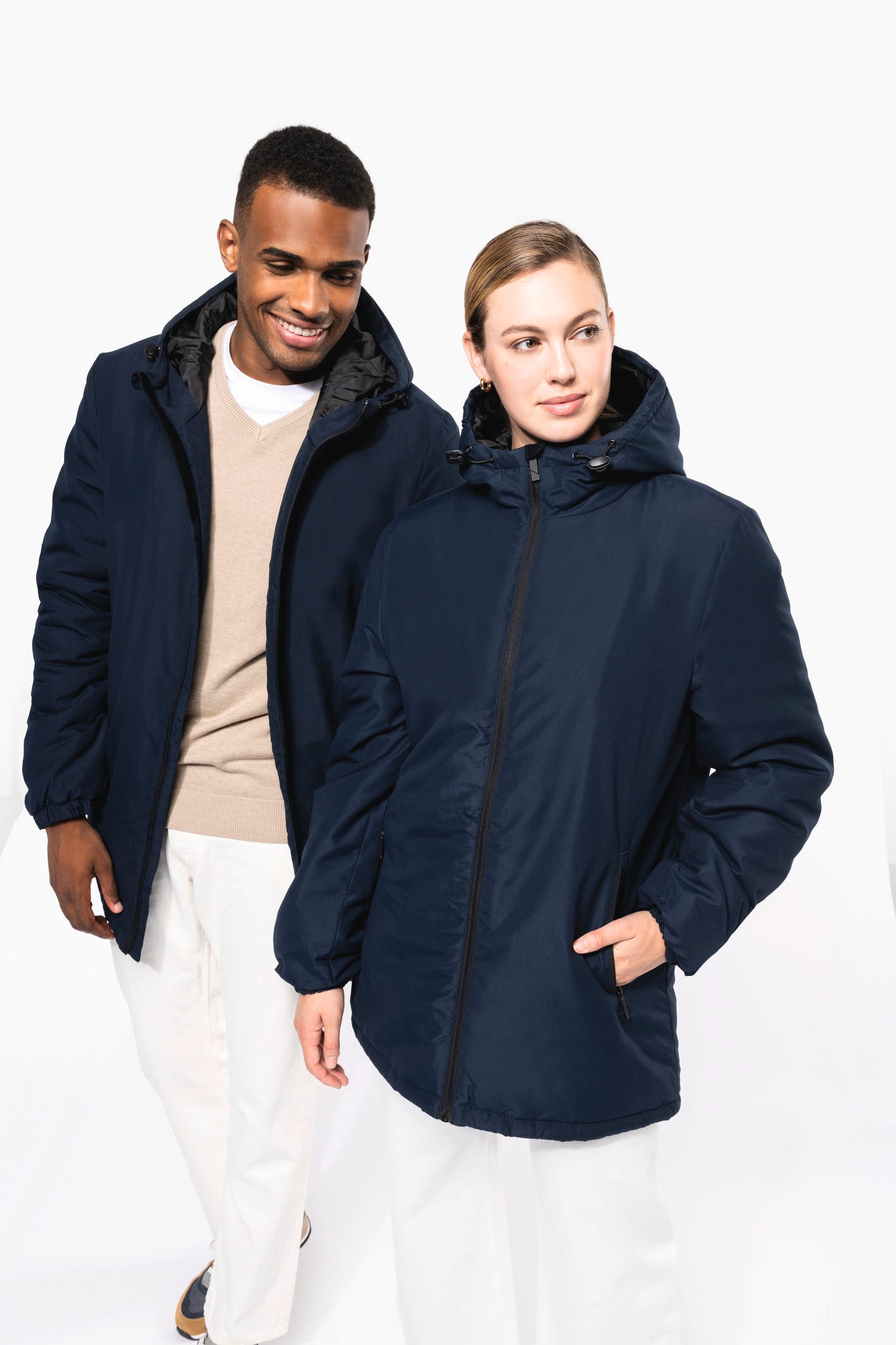 Recycelter Unisex-Kapuzenparka