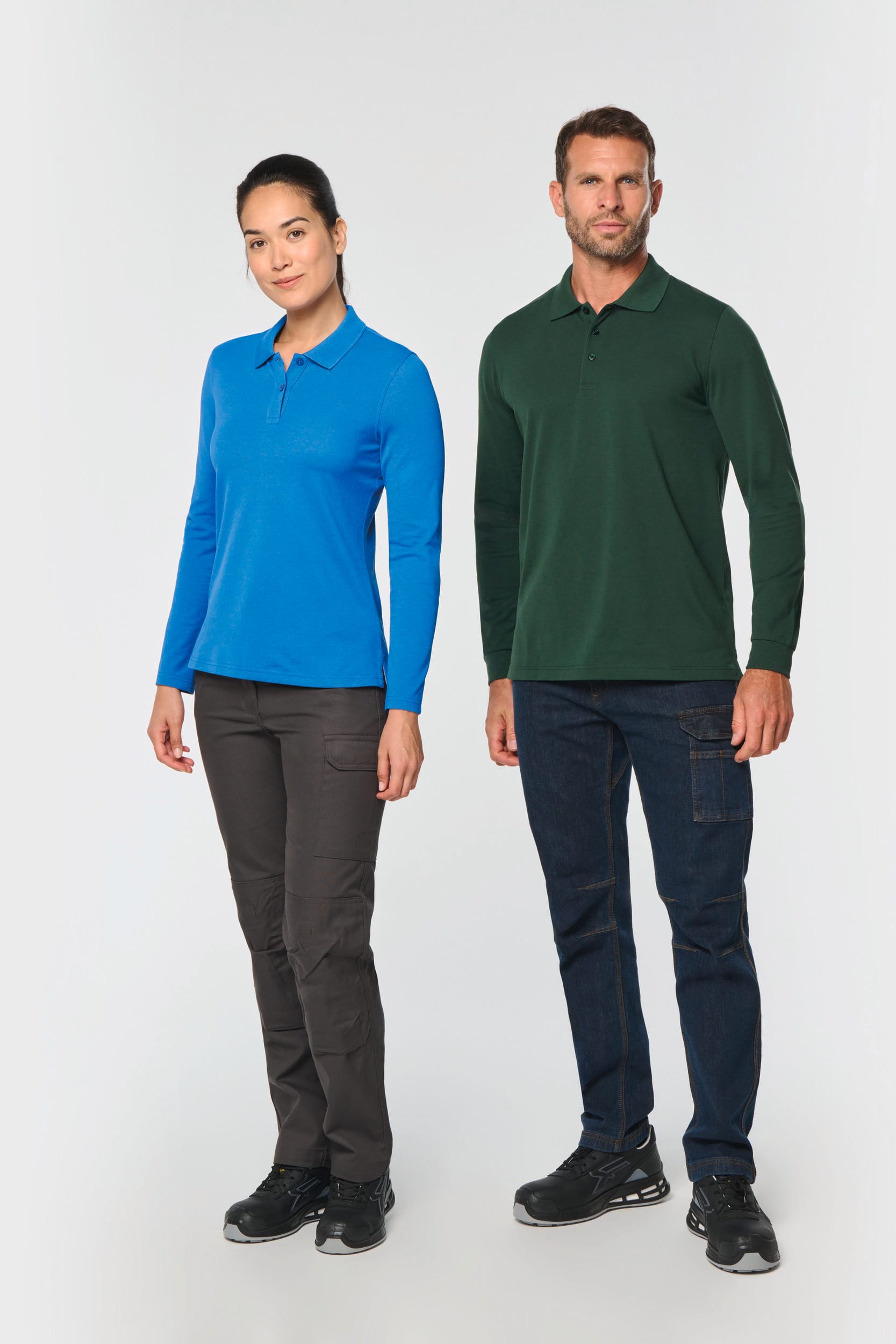 Langarm-Polohemd für Damen