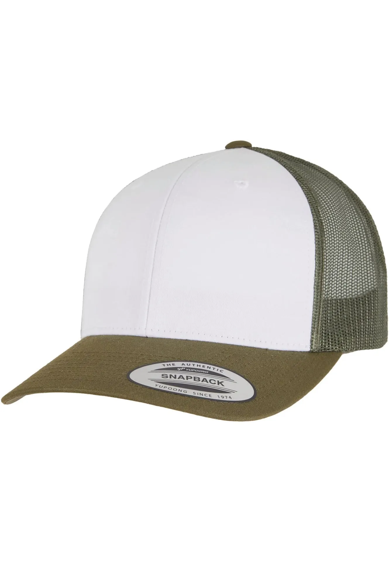 Kappe Retro Trucker mit farbiger Vorderseite