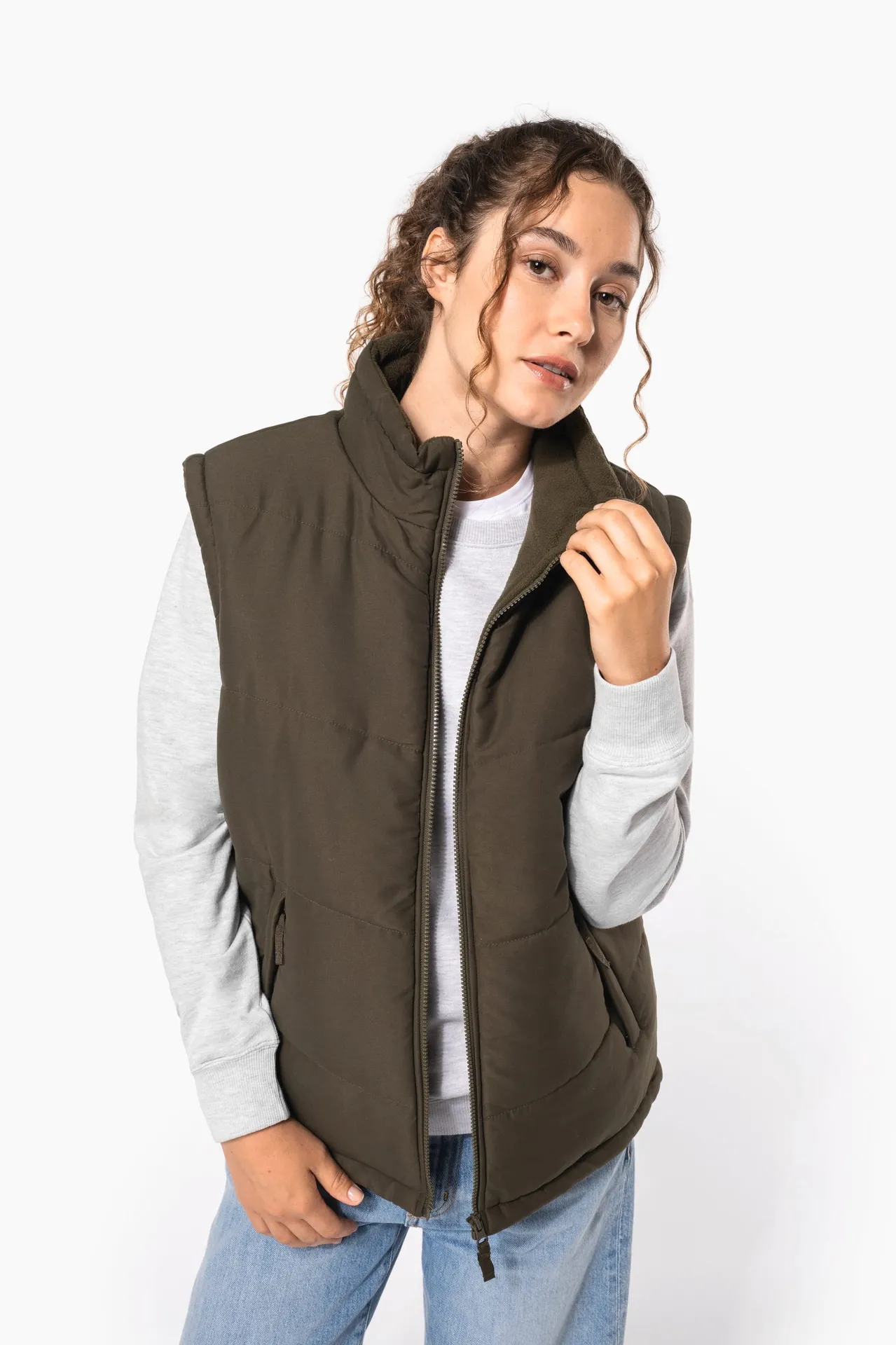 Bodywärmer mit Fleecefutter