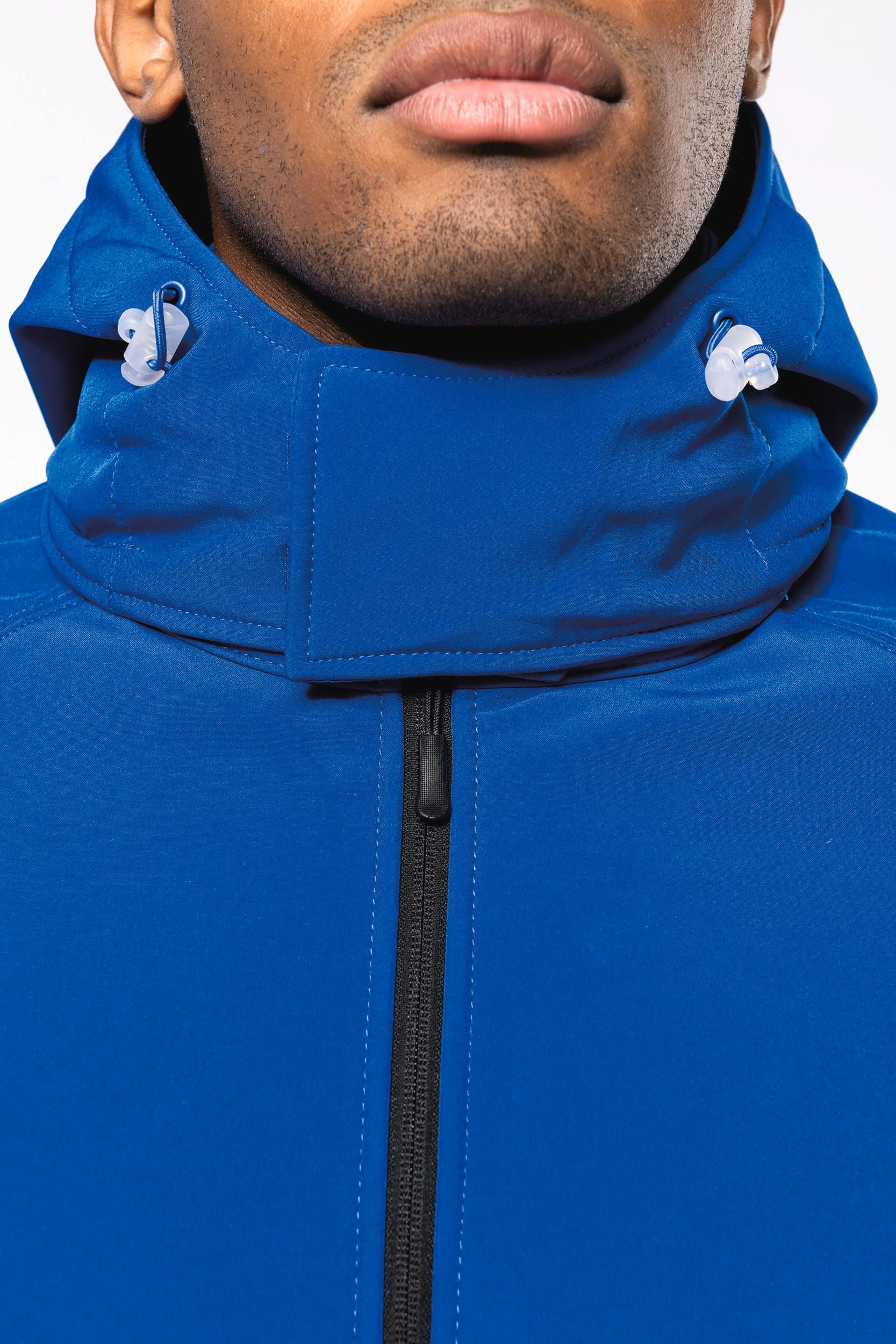 Herren Softshell-Jacke mit Abnehmbare Kapuze