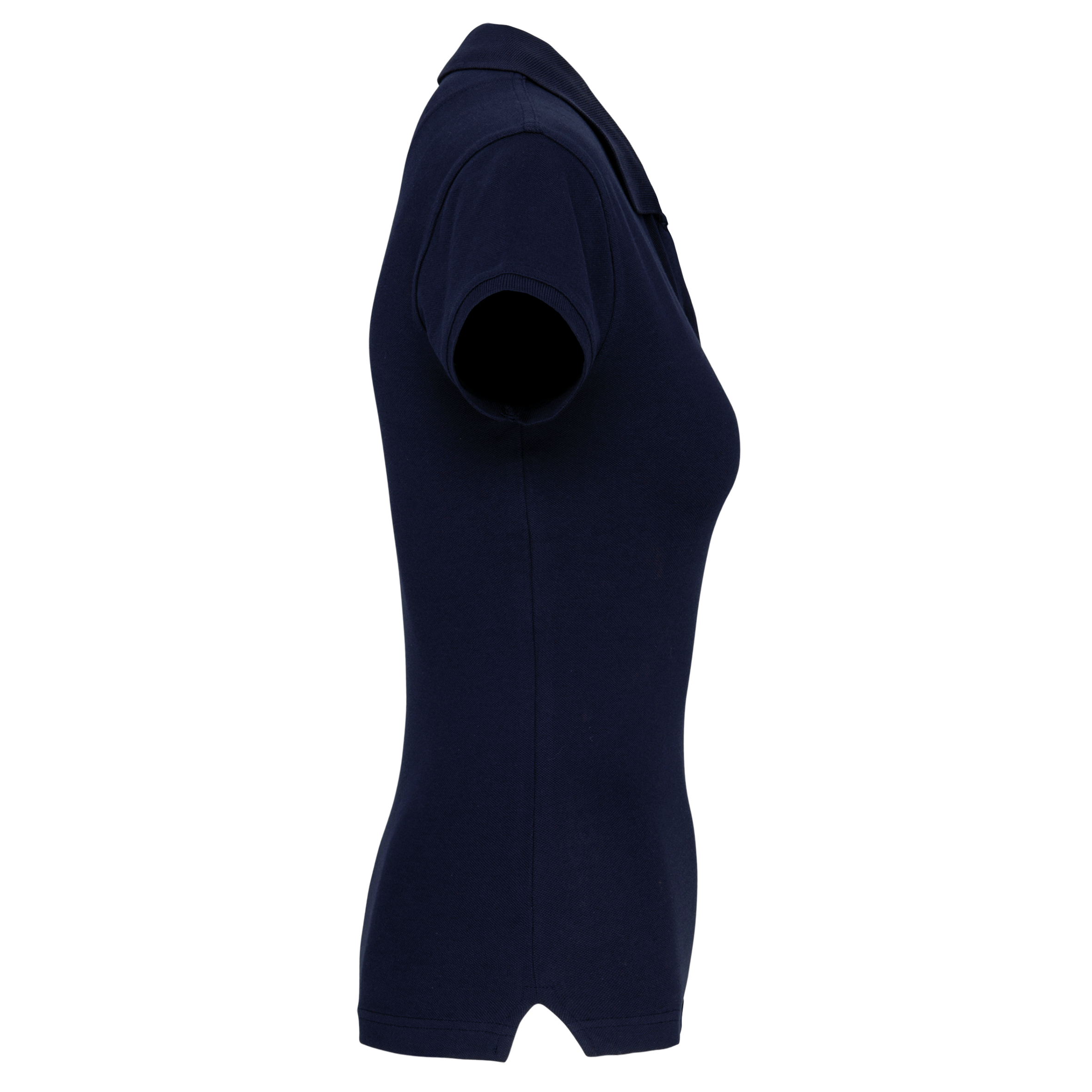 Kurzarm-Polohemd für Damen. Aus Baumwollpiqué