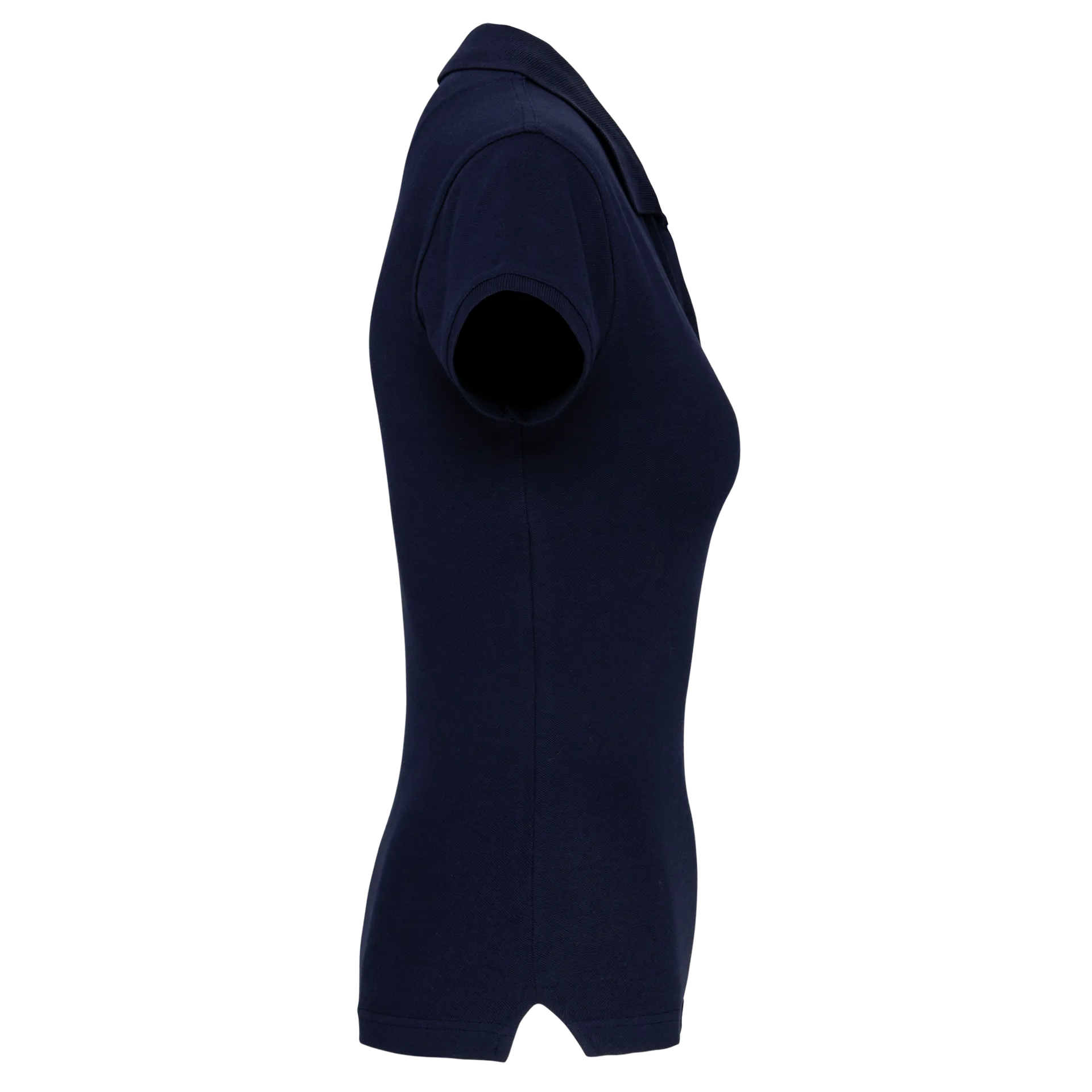 Kurzarm-Polohemd für Damen. Aus Baumwollpiqué