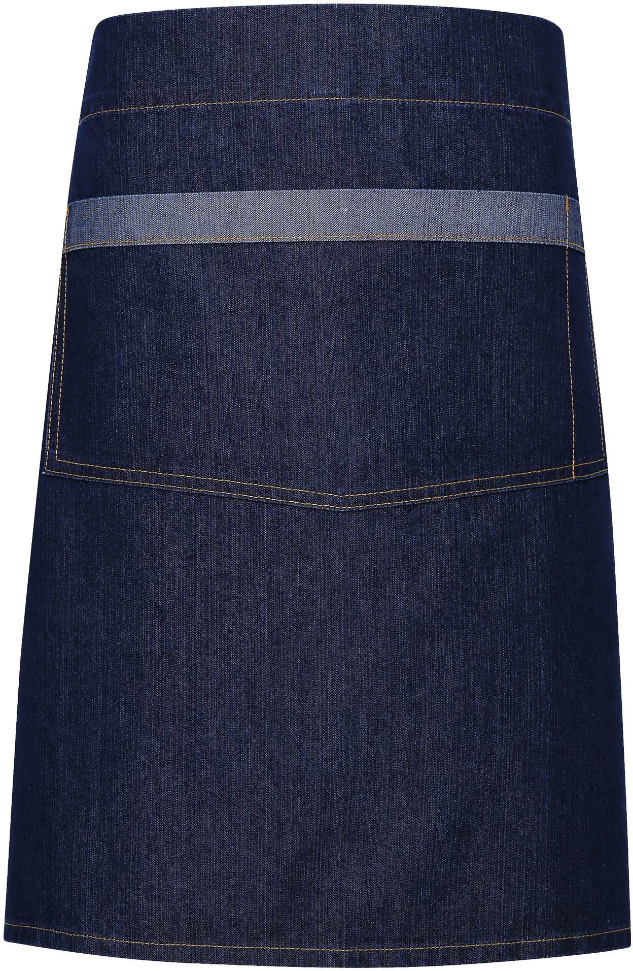 Domain - Contrast denim waist apron