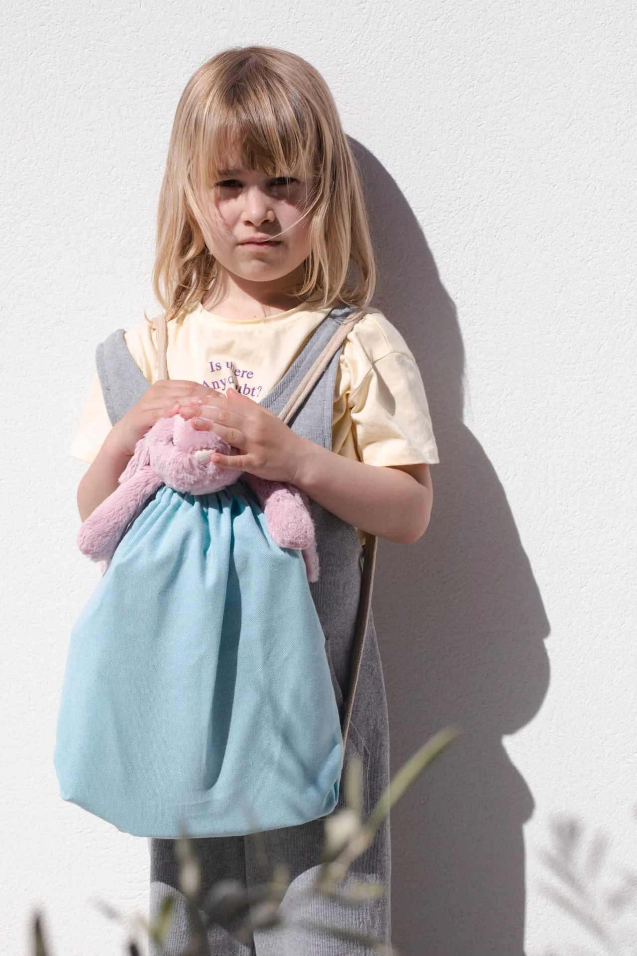 Kleiner recycelter Rucksack mit Kordelzugverschluss – Kindermodell