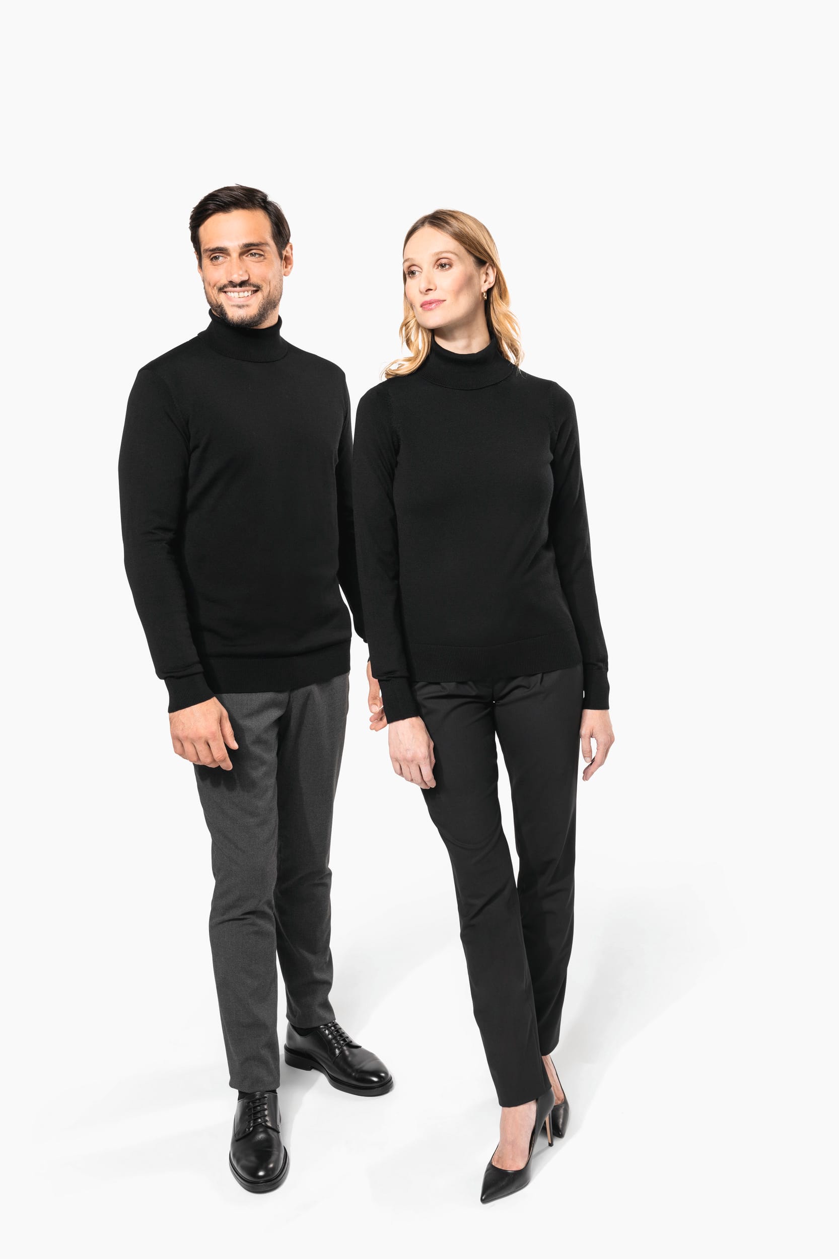 Merino-Herrenpullover mit Rollkragen