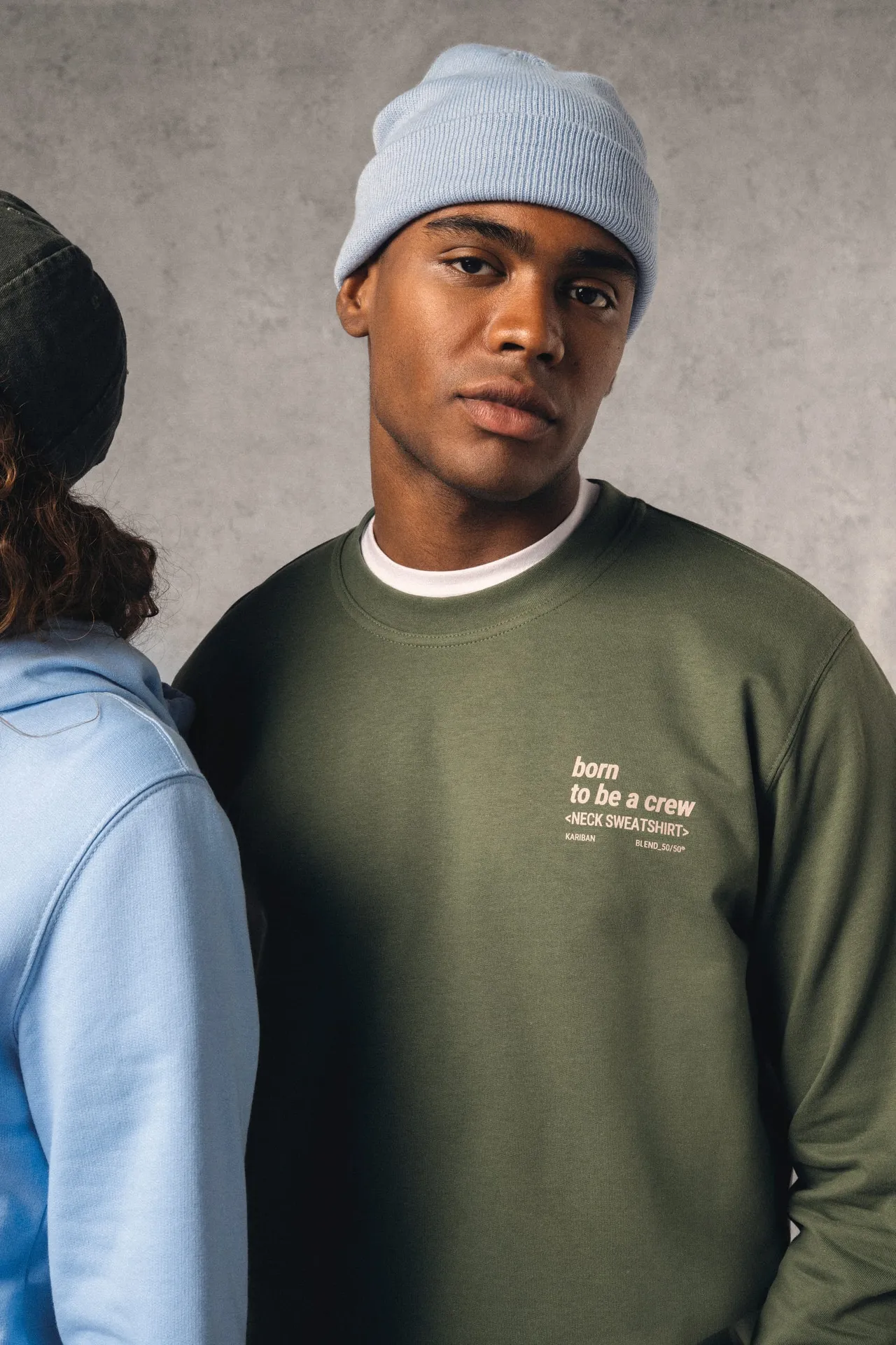 Recyceltes Unisex-Sweatshirt mit Rundhalsausschnitt