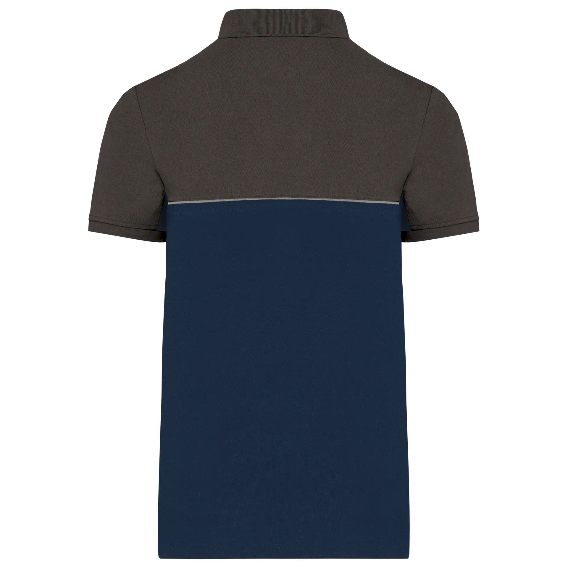 Zweifarbiges Kurzarm-Unisex-Polohemd