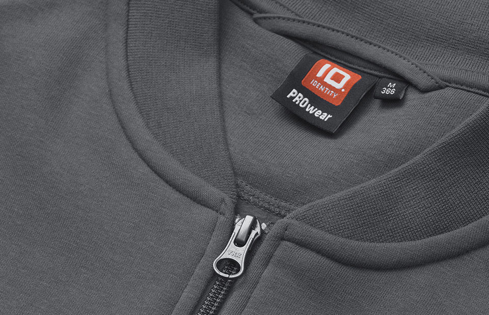 ID Pro Wear Cardigan Herren Sweat – Robuster Zipper-Cardigan 