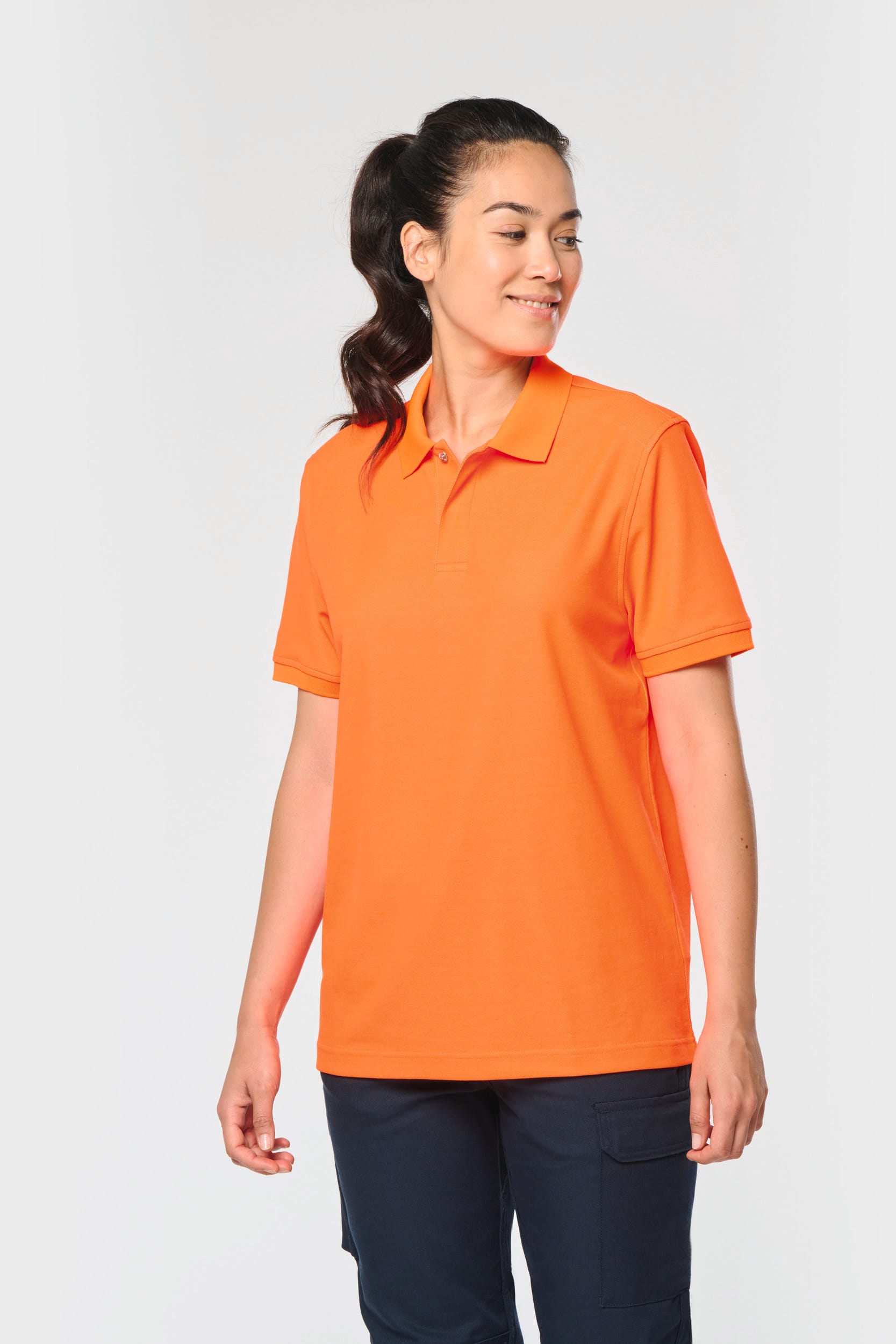 Umweltfreundliches Unisex-Polohemd aus Baumwolle/Polyester