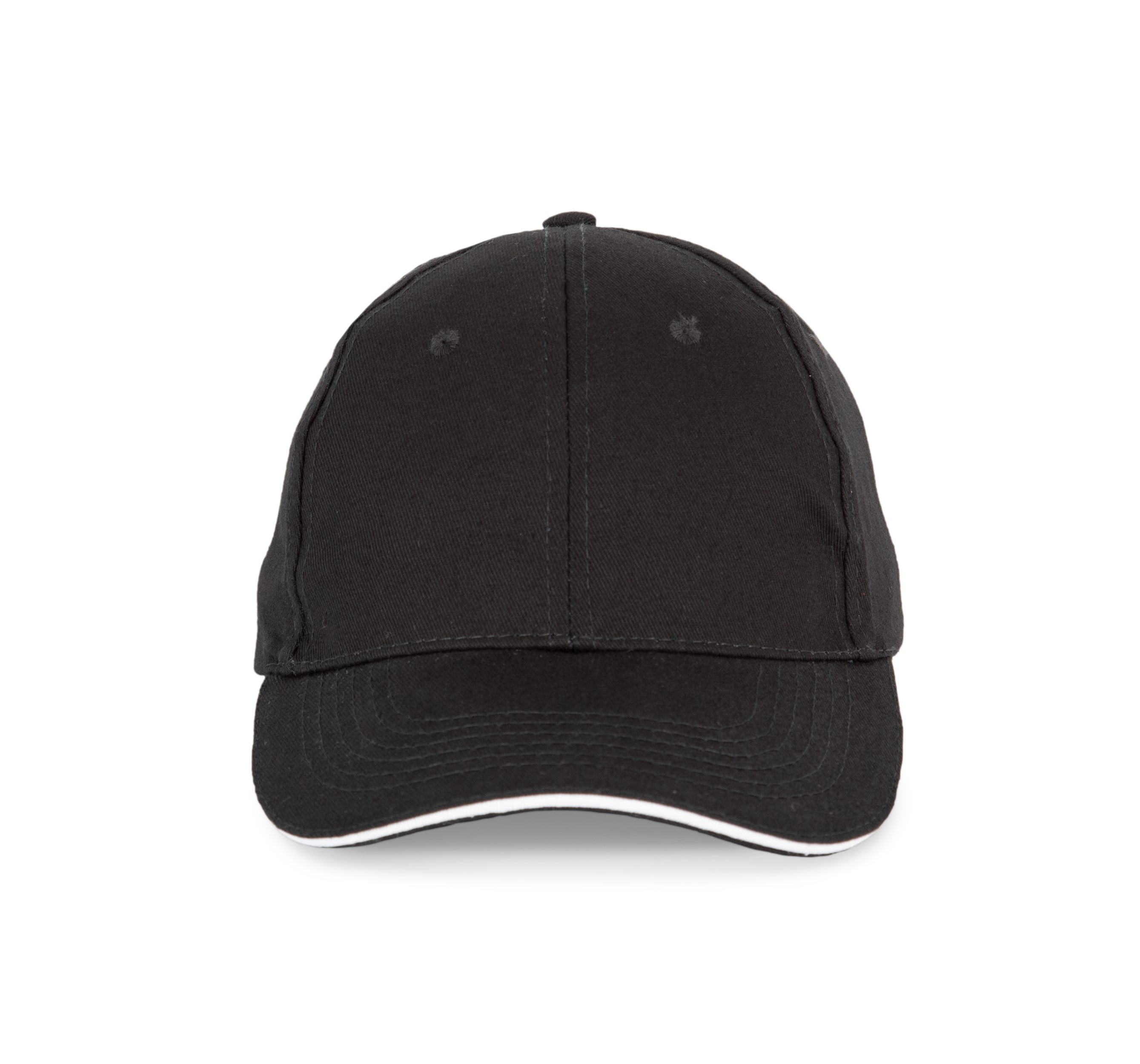 6-Panel-Kappe mit Kontrast-Sandwichschirm