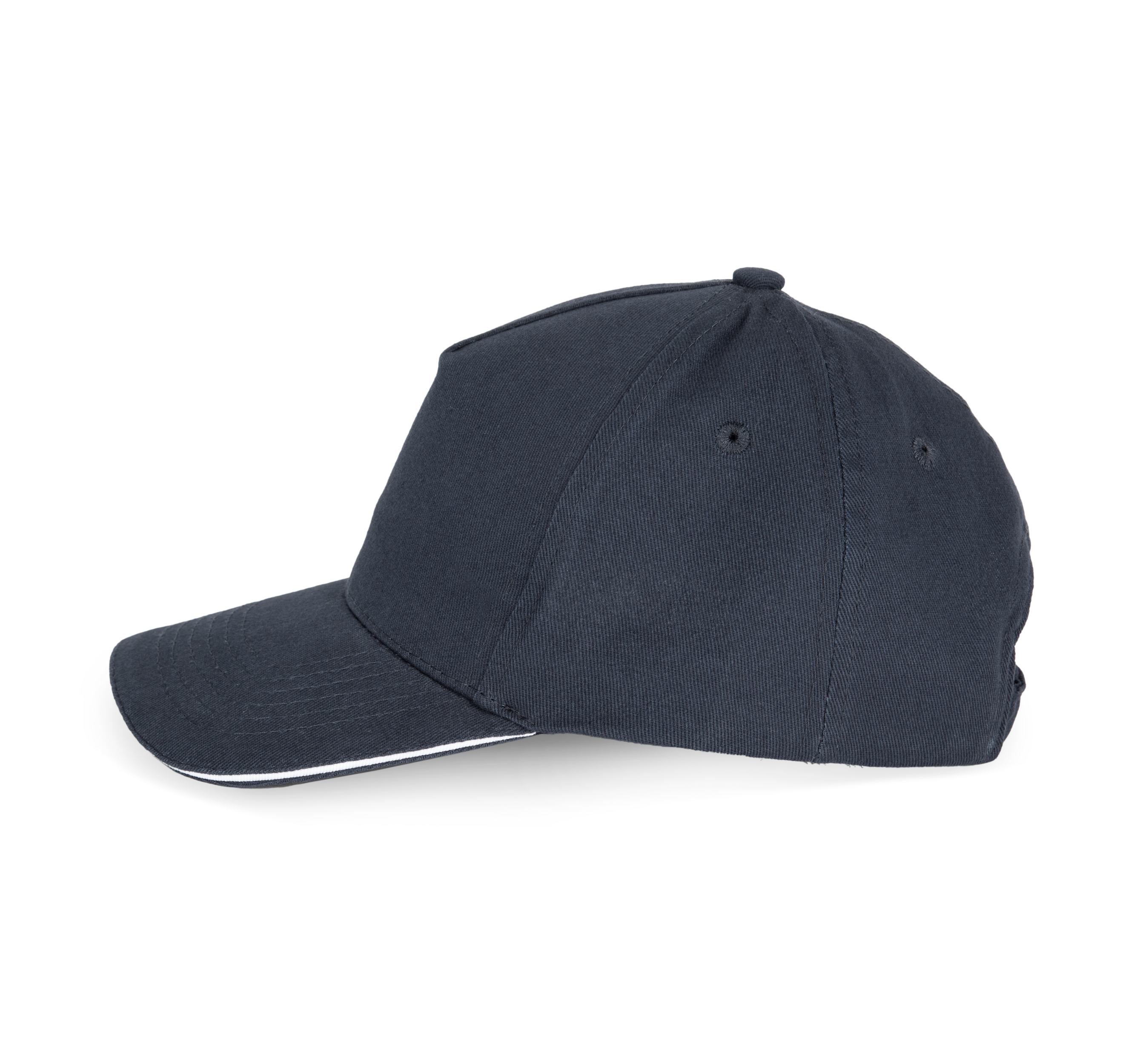 5-Panel Kinderkappe mit Kontrast-Sandwichschirm