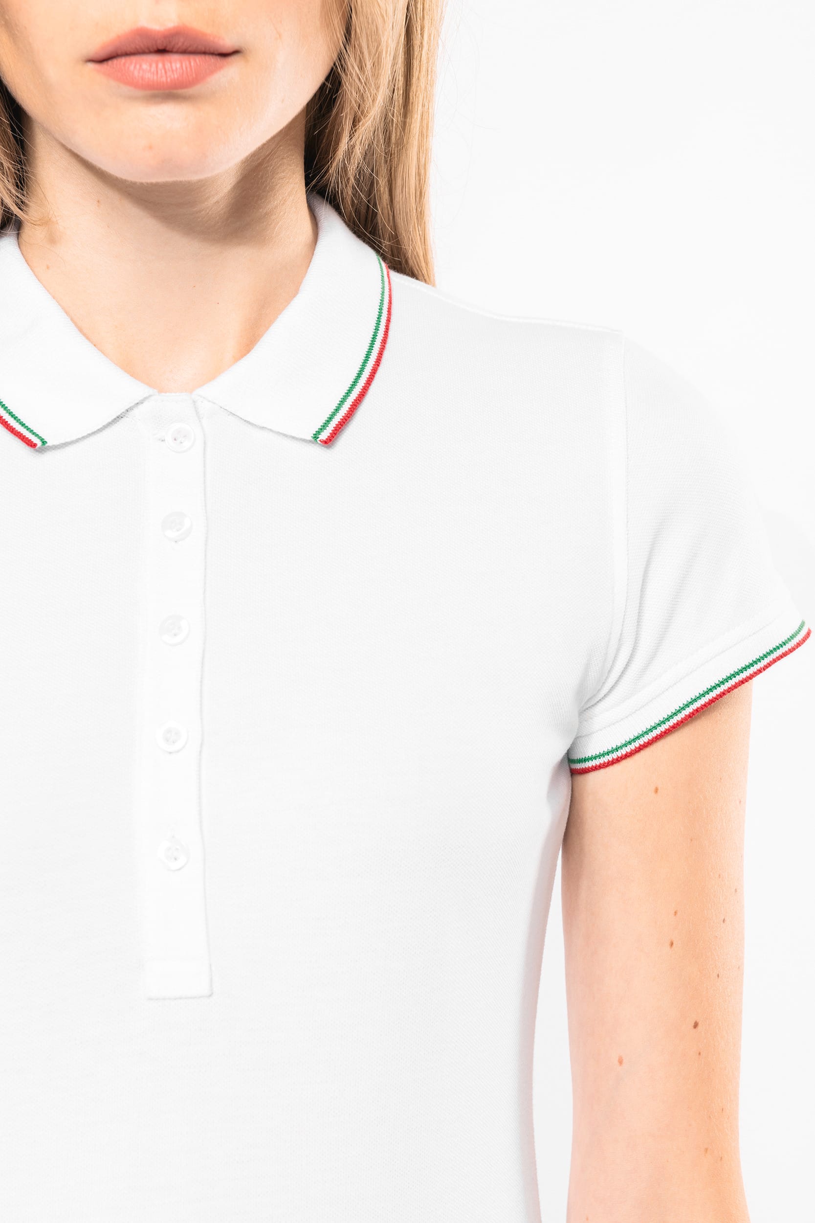 Damen Piqué Poloshirt Kurzarm