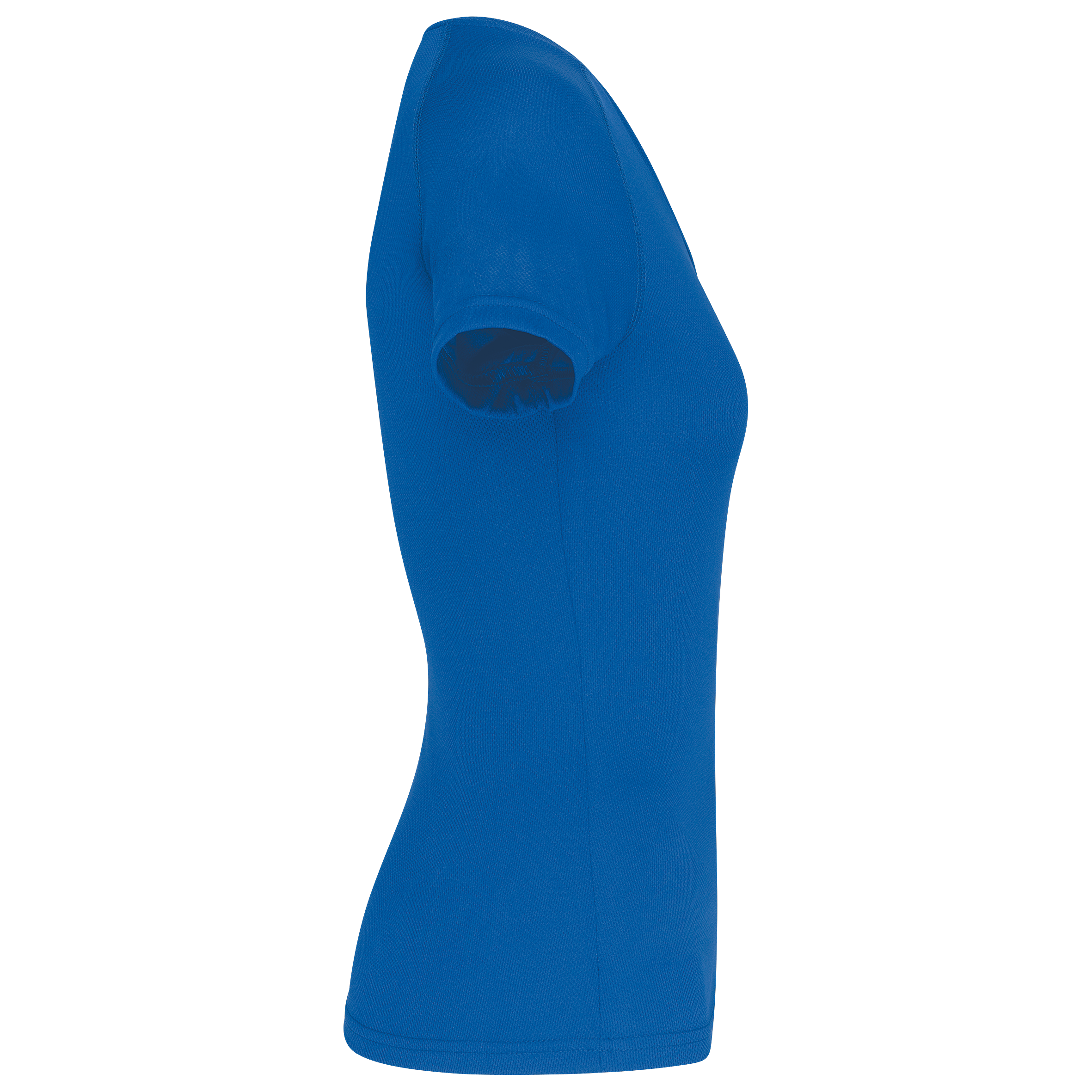 Damen Kurzarm-Sportshirt mit V-Ausschnitt