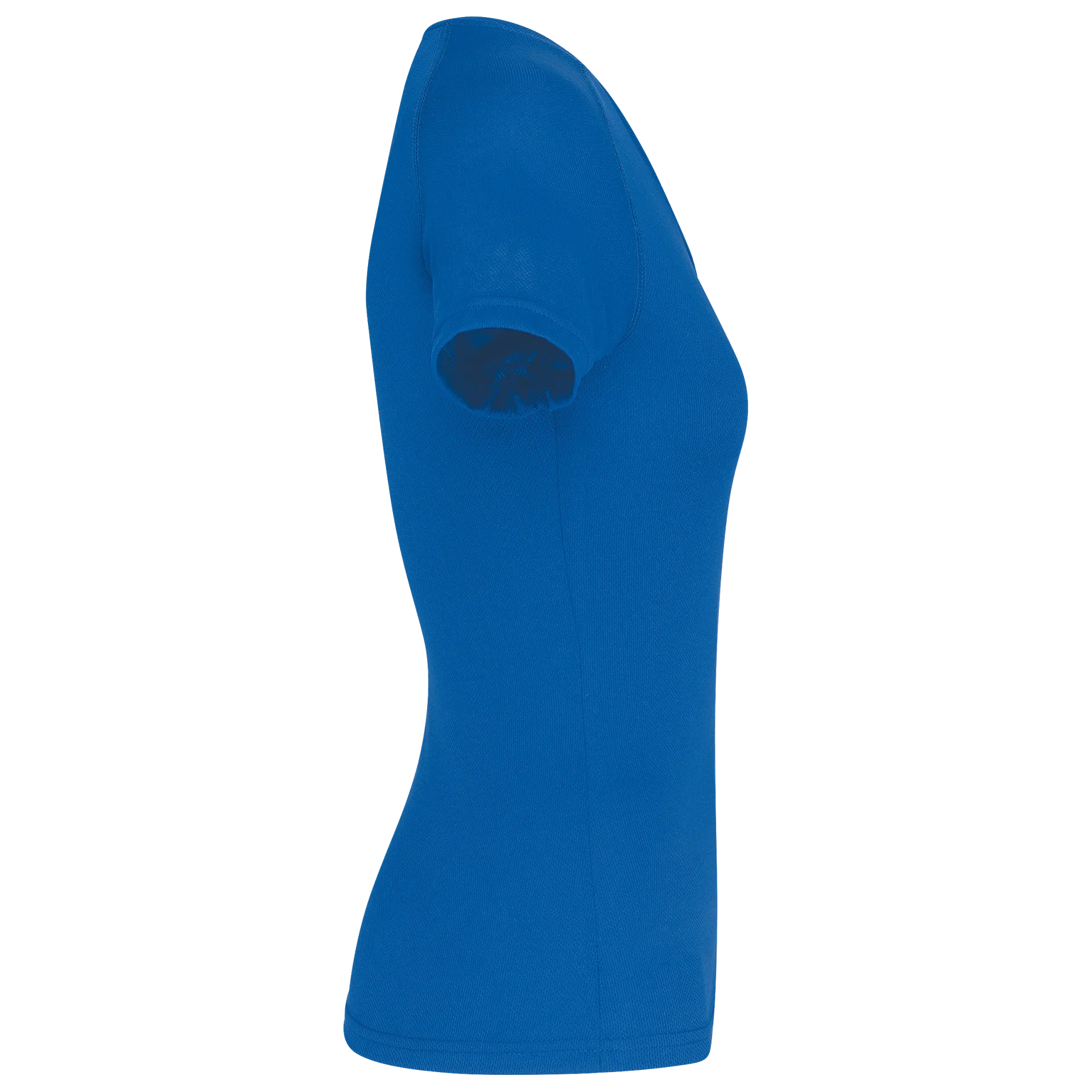 Damen Kurzarm-Sportshirt mit V-Ausschnitt