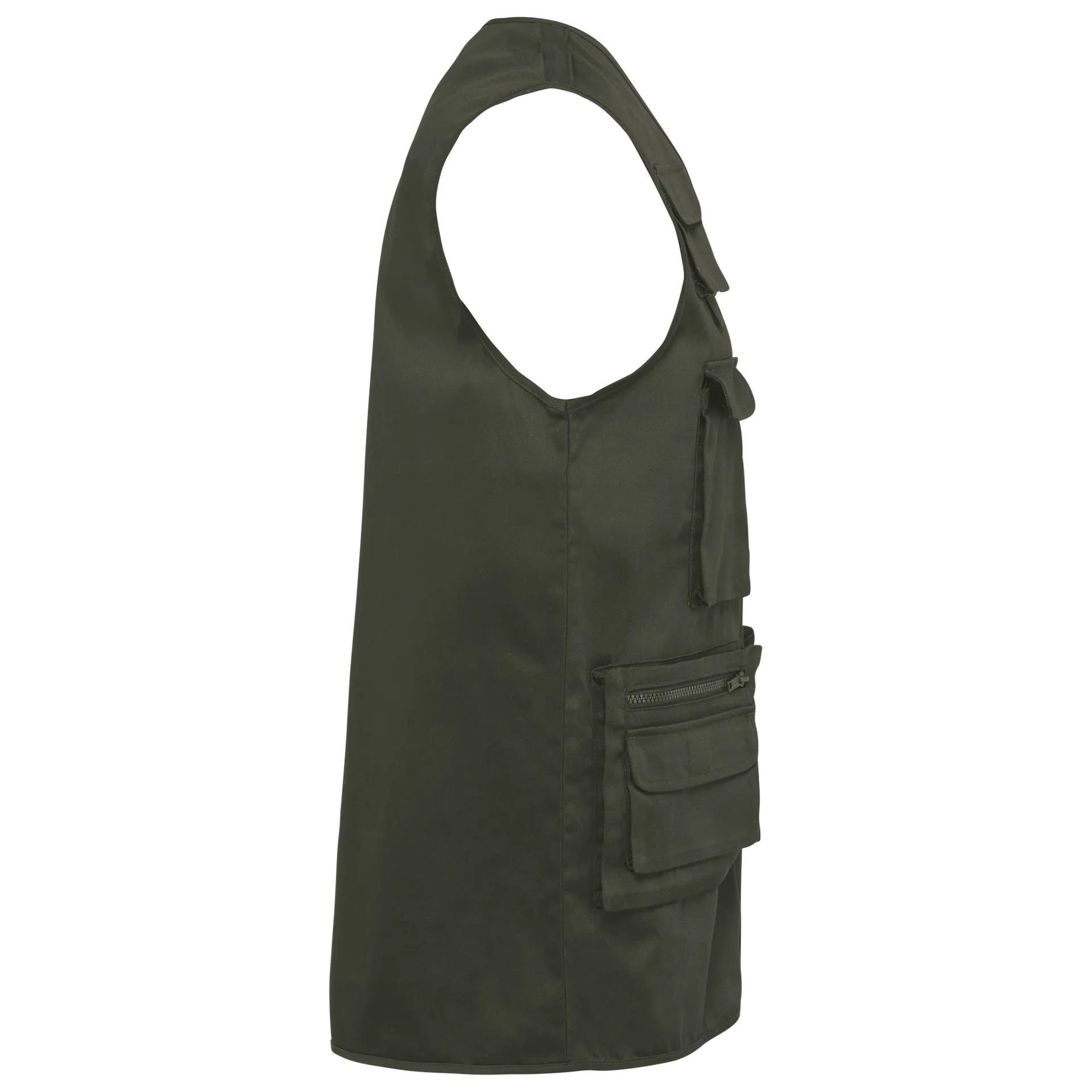 Gefütterte Unisex-Weste aus  Baumwollpolyester