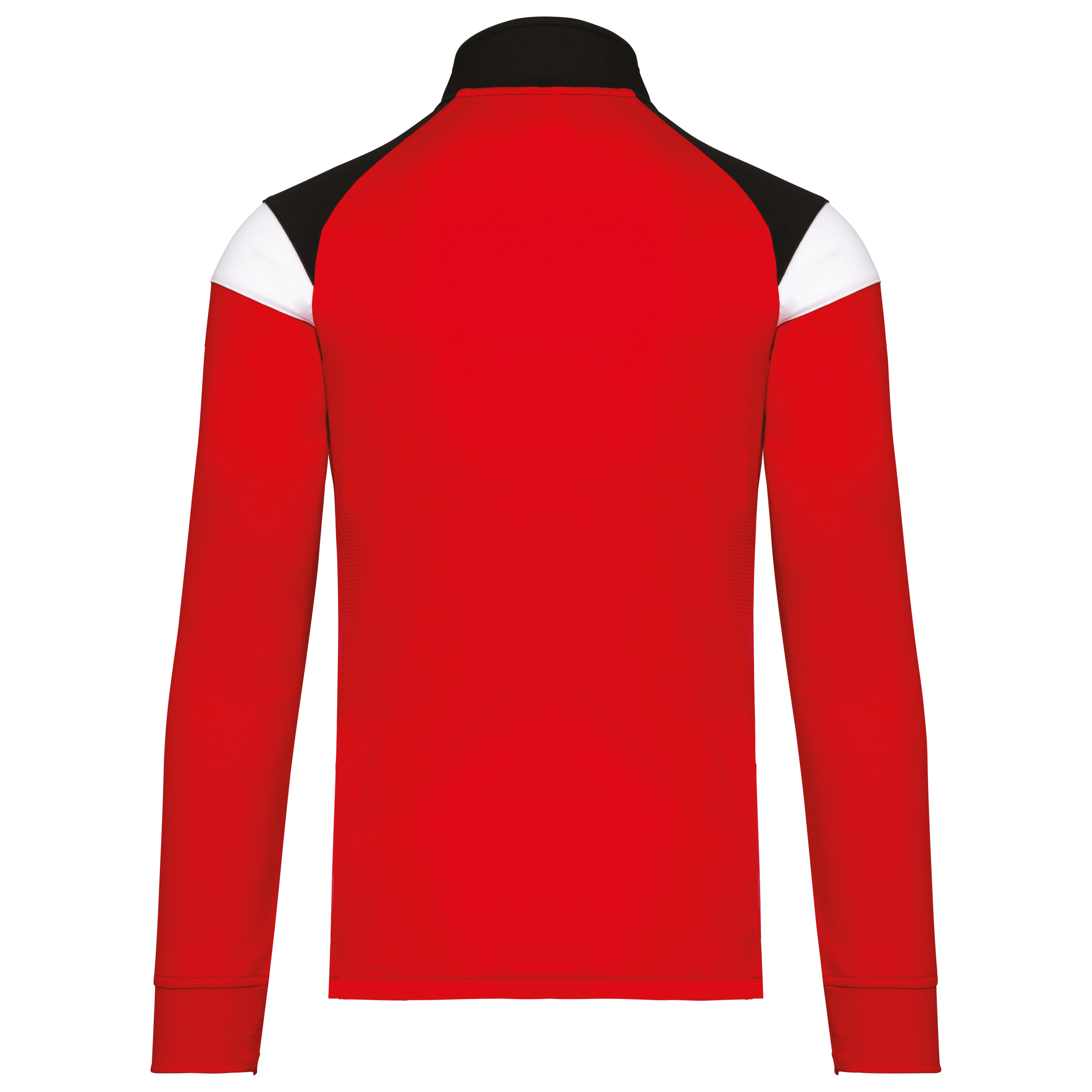 Unisex Trainings-Sweatshirt mit 1/4 Reißverschluss