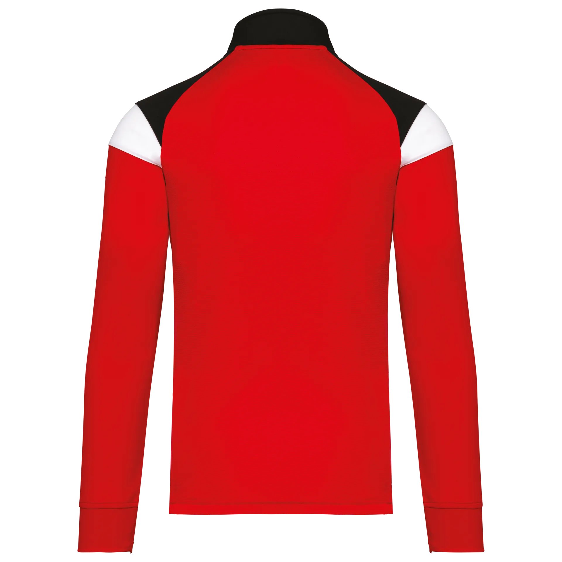 Unisex Trainings-Sweatshirt mit 1/4 Reißverschluss