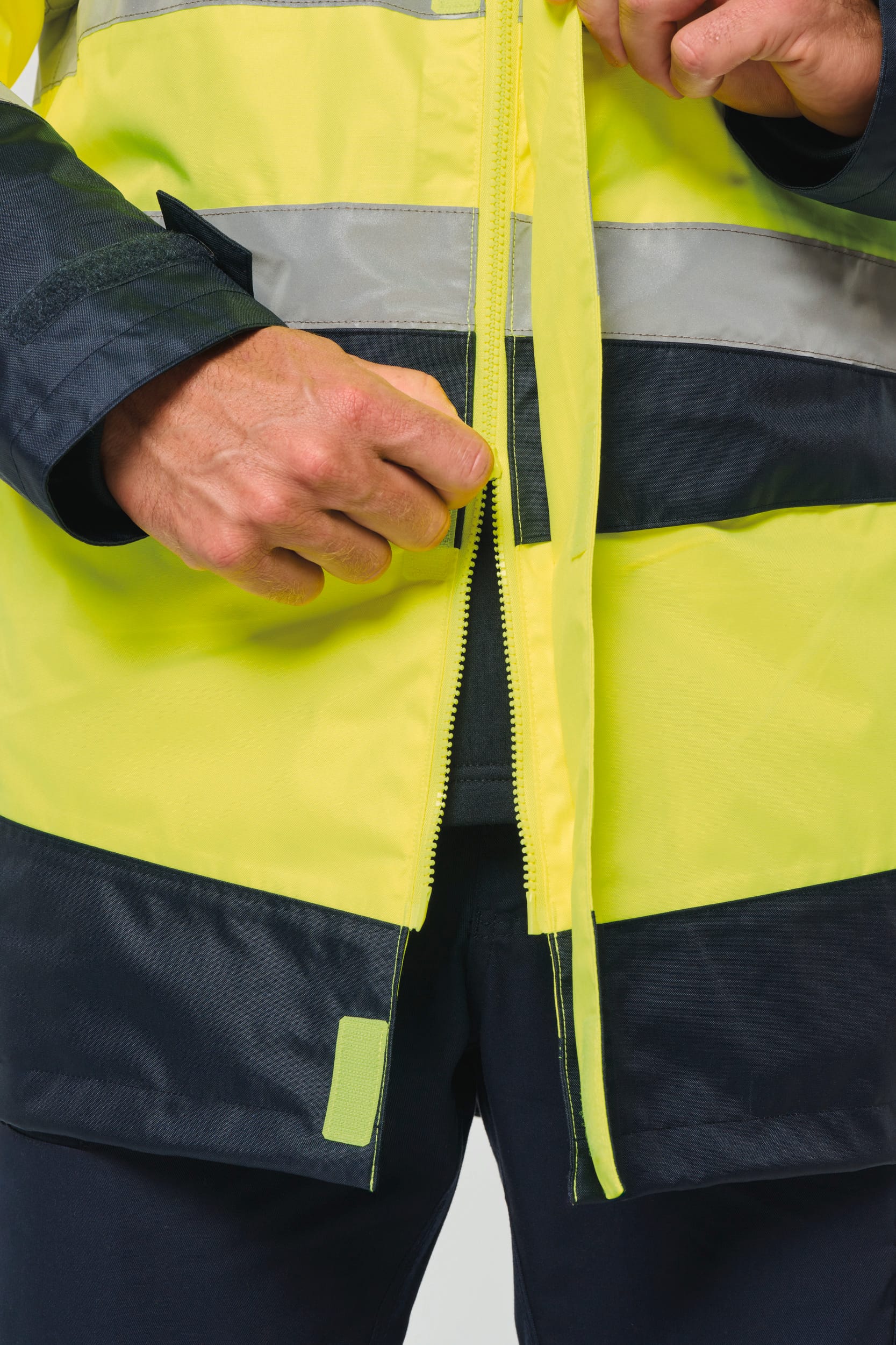 Recycelter Sicherheitsparka 4 in 1